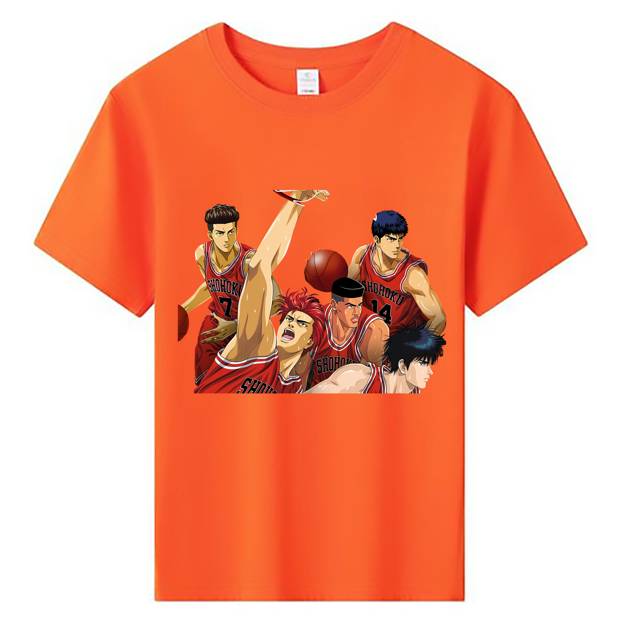（画像用） SLAM DUNK／スラムダンク 綿100％キッズTシャツ（フロントプリント）