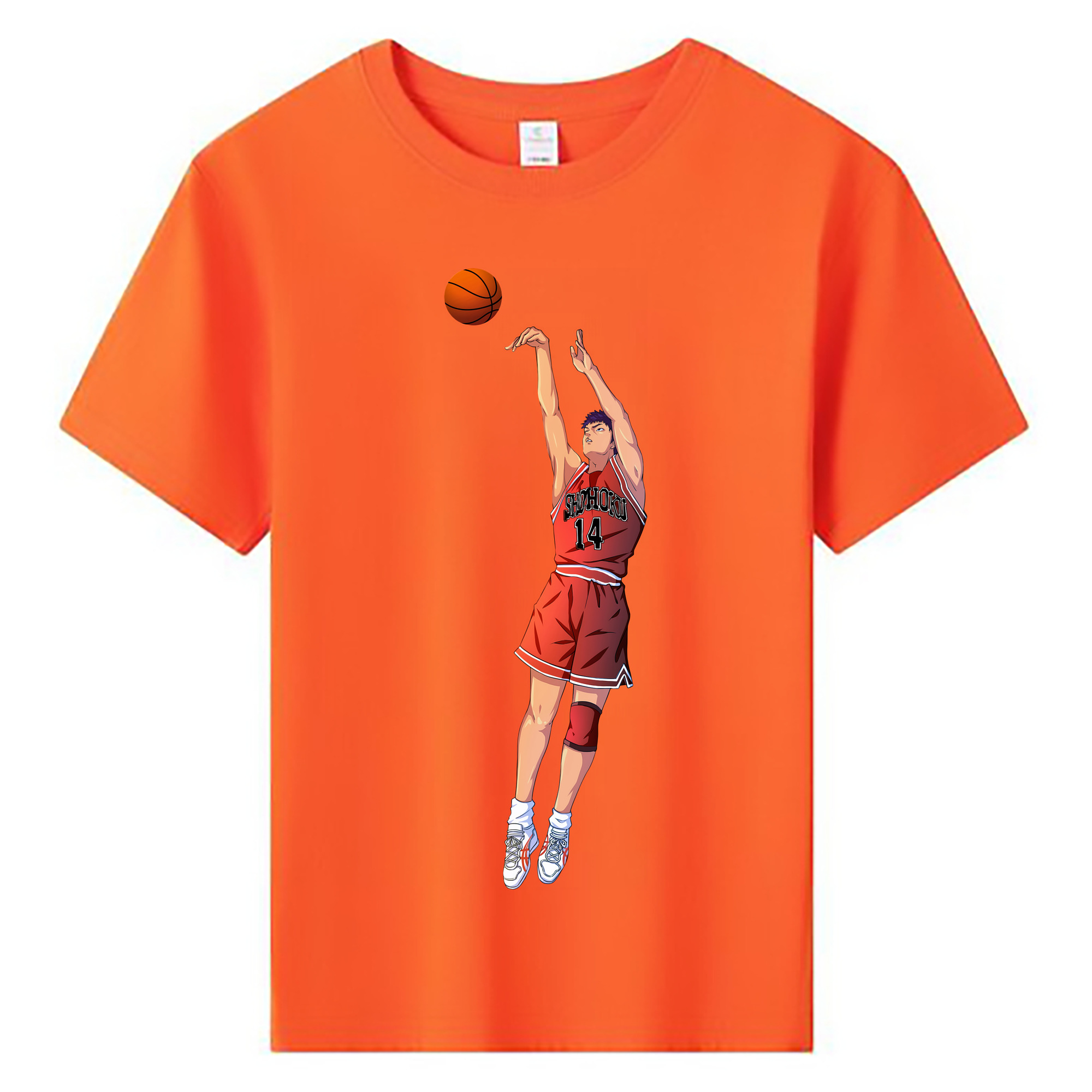 （画像用） SLAM DUNK／スラムダンク 綿100％キッズTシャツ（フロントプリント）