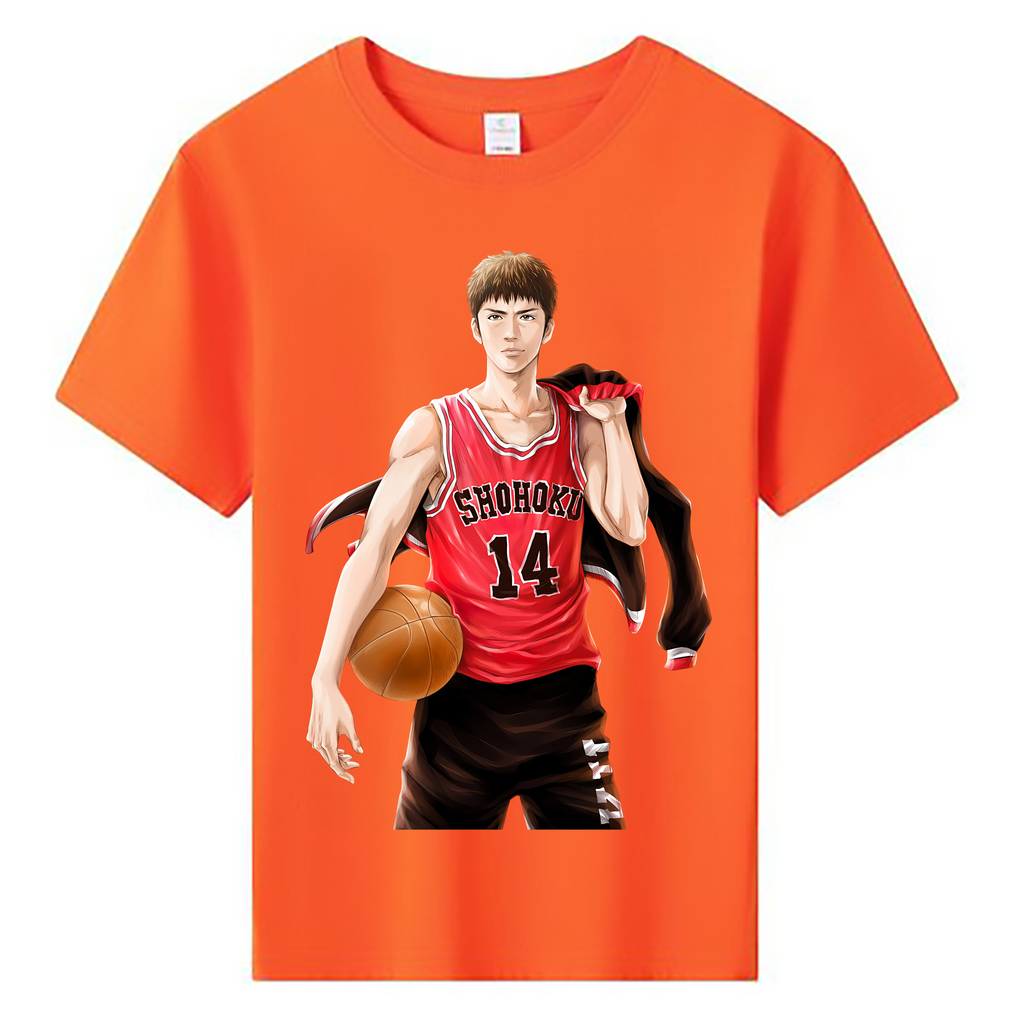 （画像用） SLAM DUNK／スラムダンク 綿100％キッズTシャツ（フロントプリント）