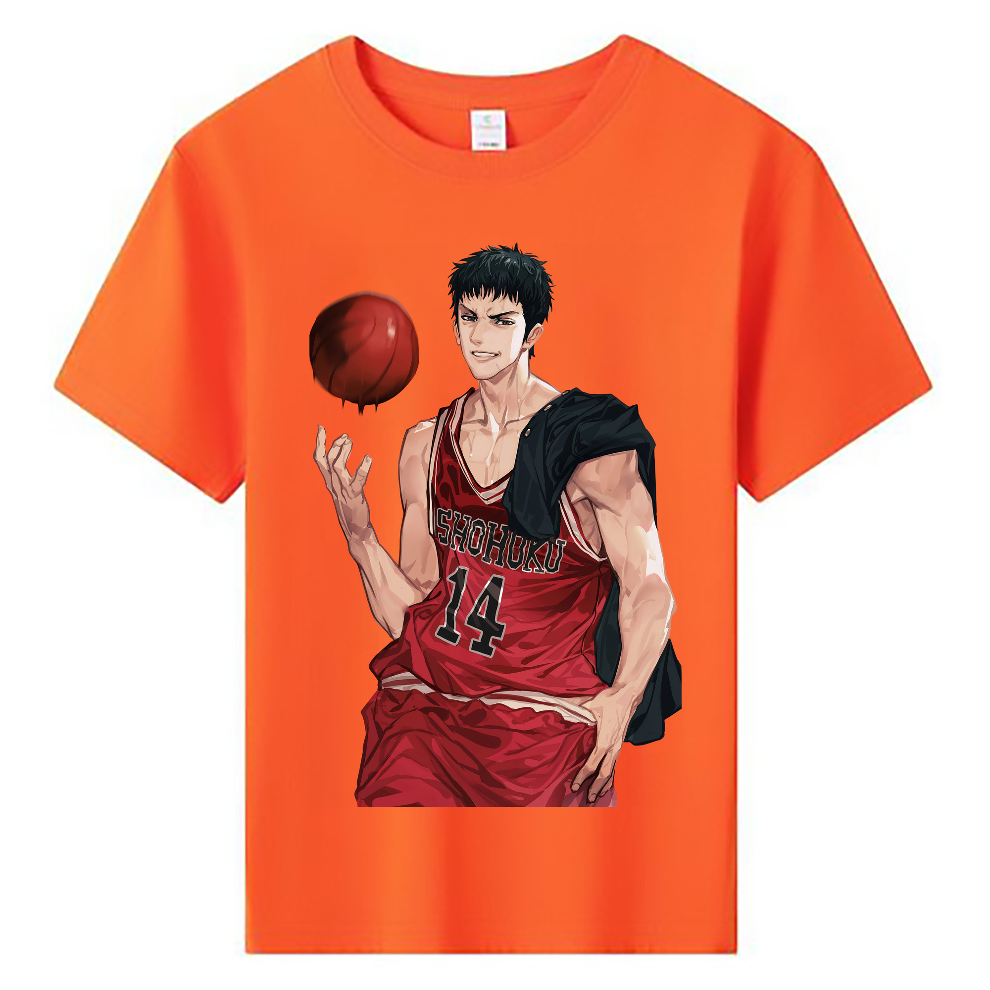 （画像用） SLAM DUNK／スラムダンク 綿100％キッズTシャツ（フロントプリント）