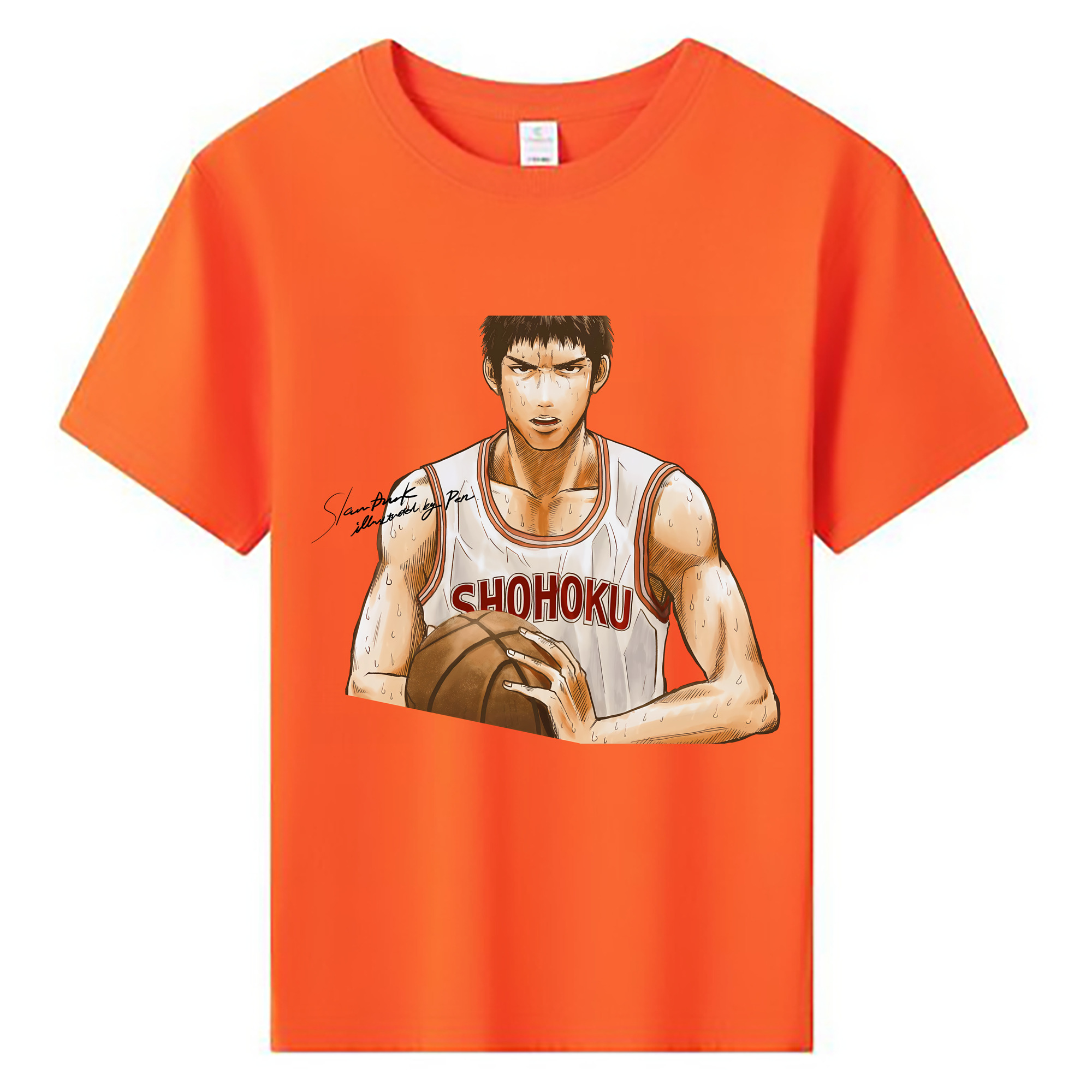 （画像用） SLAM DUNK／スラムダンク 綿100％キッズTシャツ（フロントプリント）