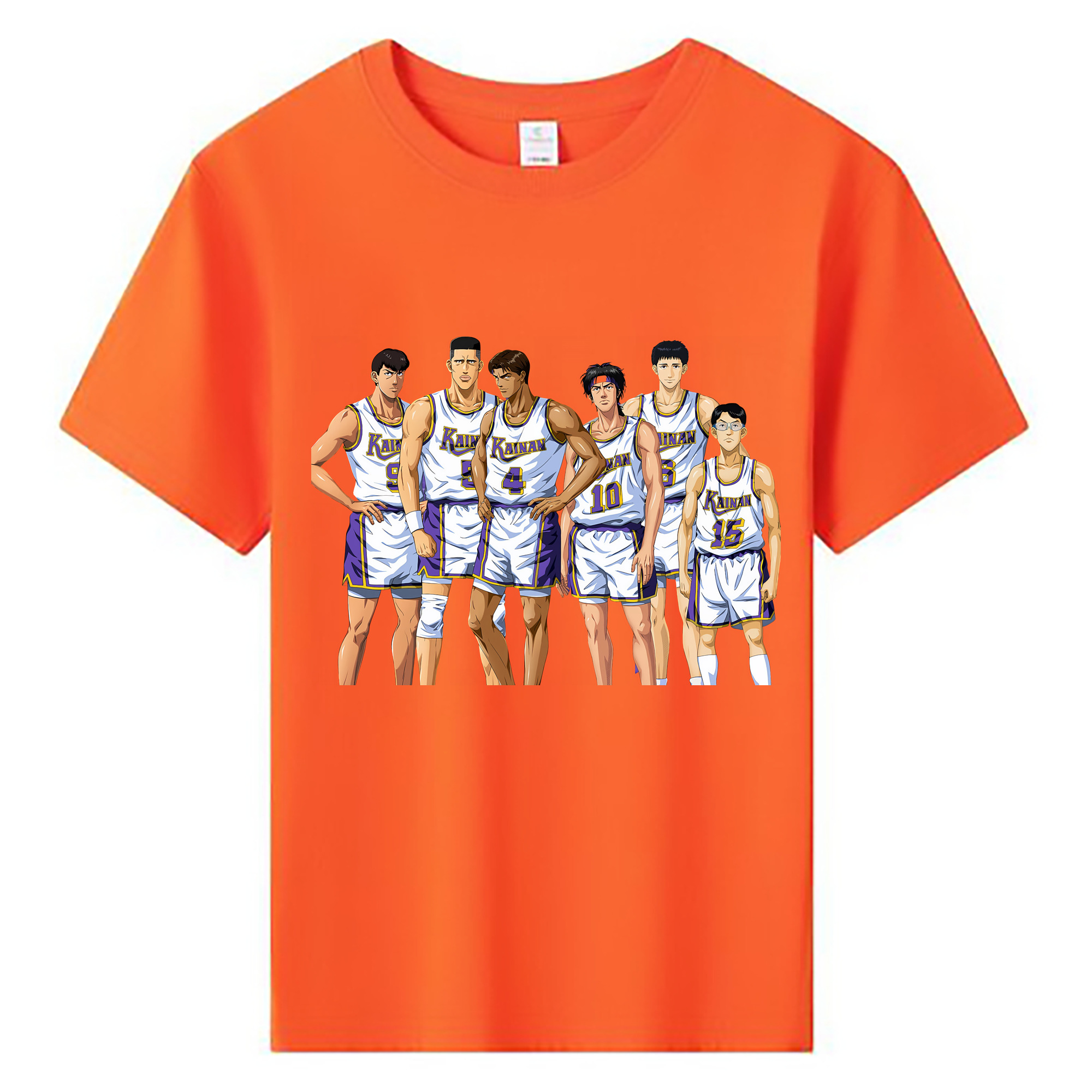 （画像用） SLAM DUNK／スラムダンク 綿100％キッズTシャツ（フロントプリント）