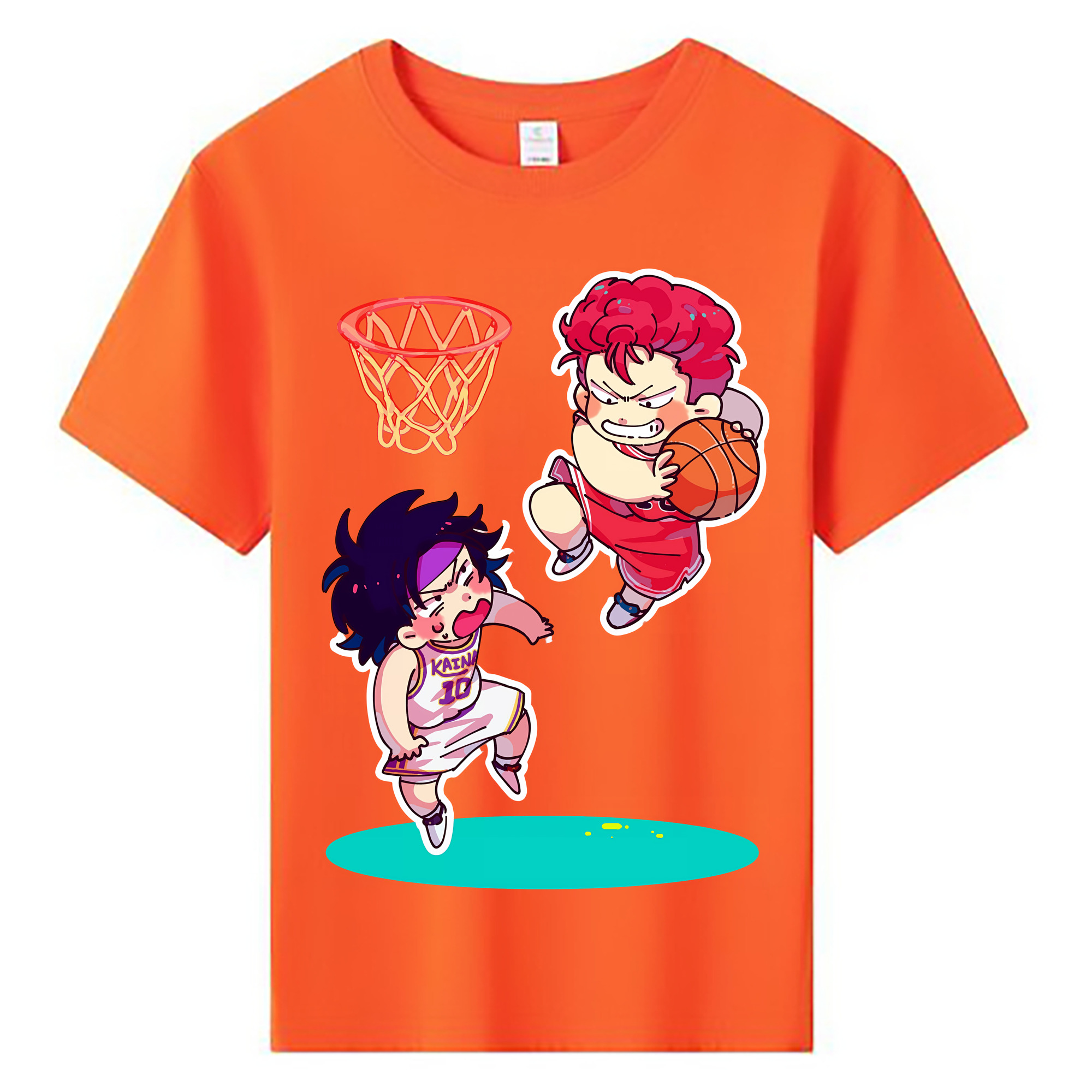 （画像用） SLAM DUNK／スラムダンク 綿100％キッズTシャツ（フロントプリント）