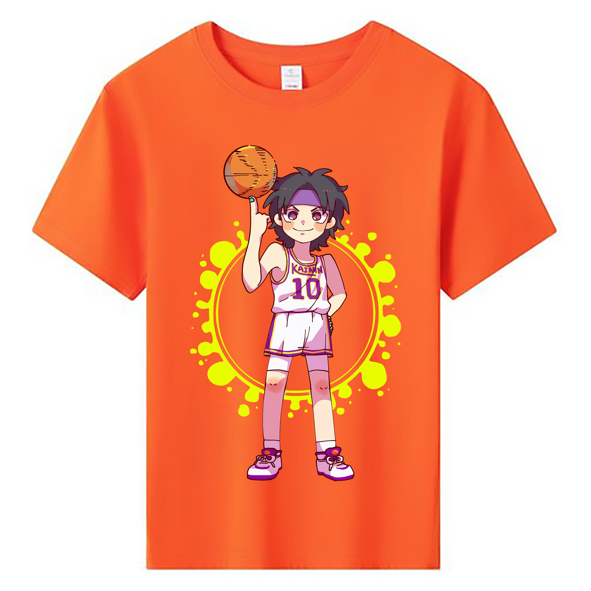 （画像用） SLAM DUNK／スラムダンク 綿100％キッズTシャツ（フロントプリント）