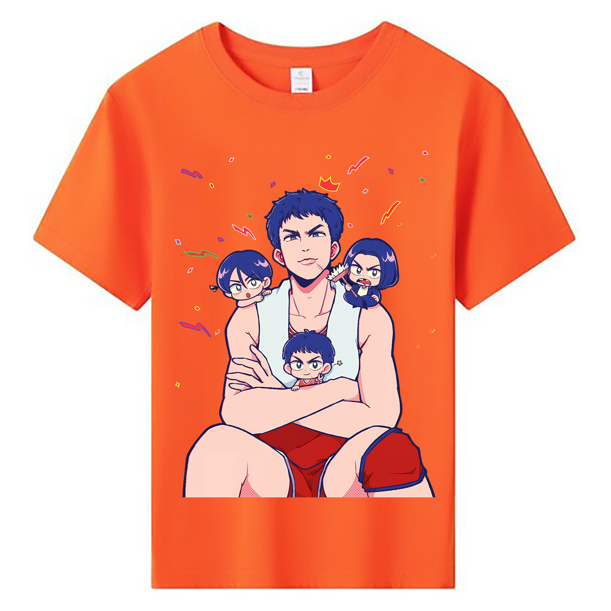 （画像用） SLAM DUNK／スラムダンク 綿100％キッズTシャツ（フロントプリント）