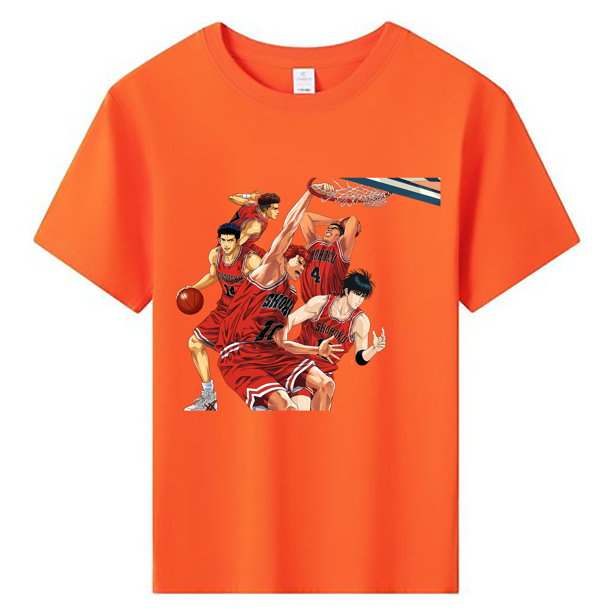 （画像用） SLAM DUNK／スラムダンク 綿100％キッズTシャツ（フロントプリント）