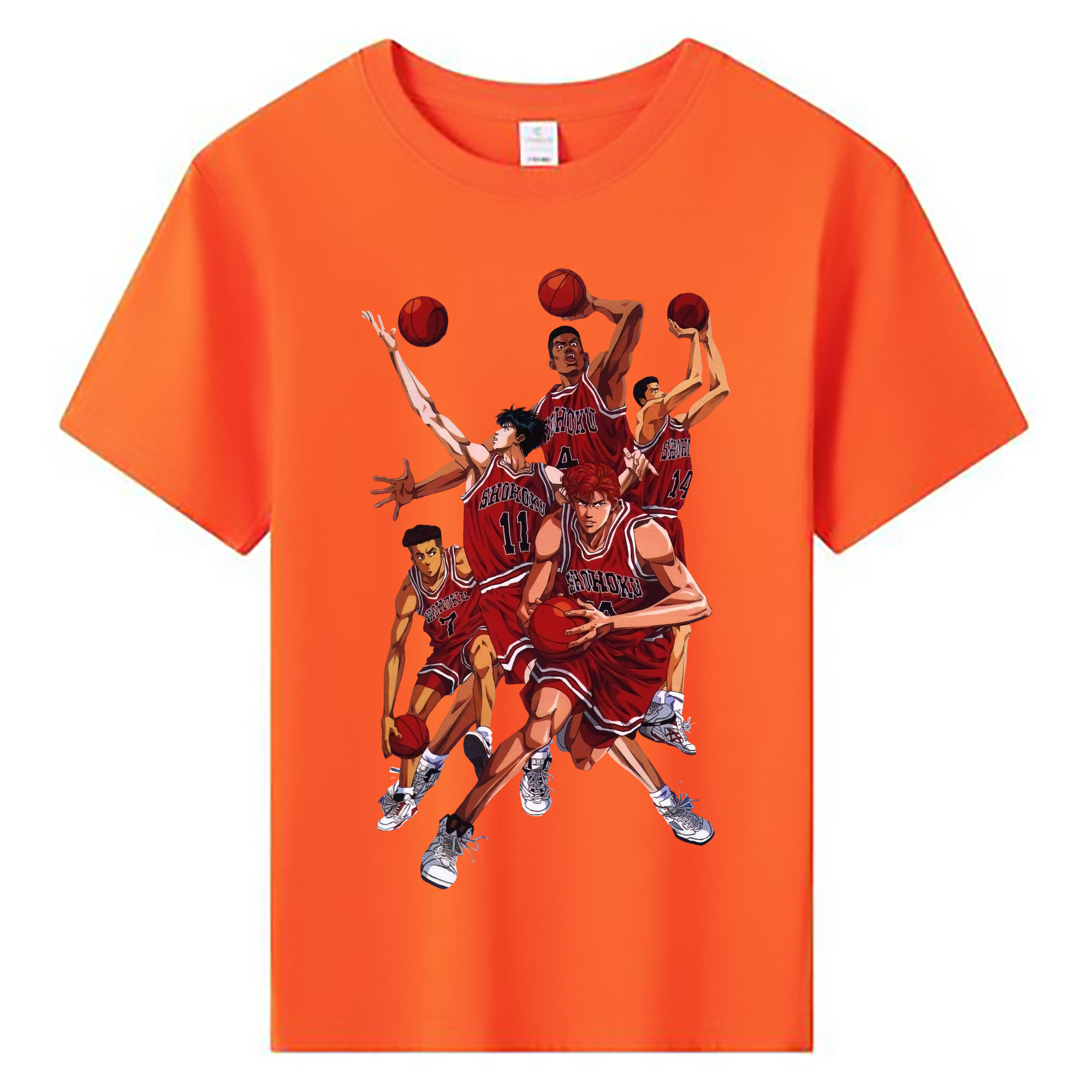 （画像用） SLAM DUNK／スラムダンク 綿100％キッズTシャツ（フロントプリント）