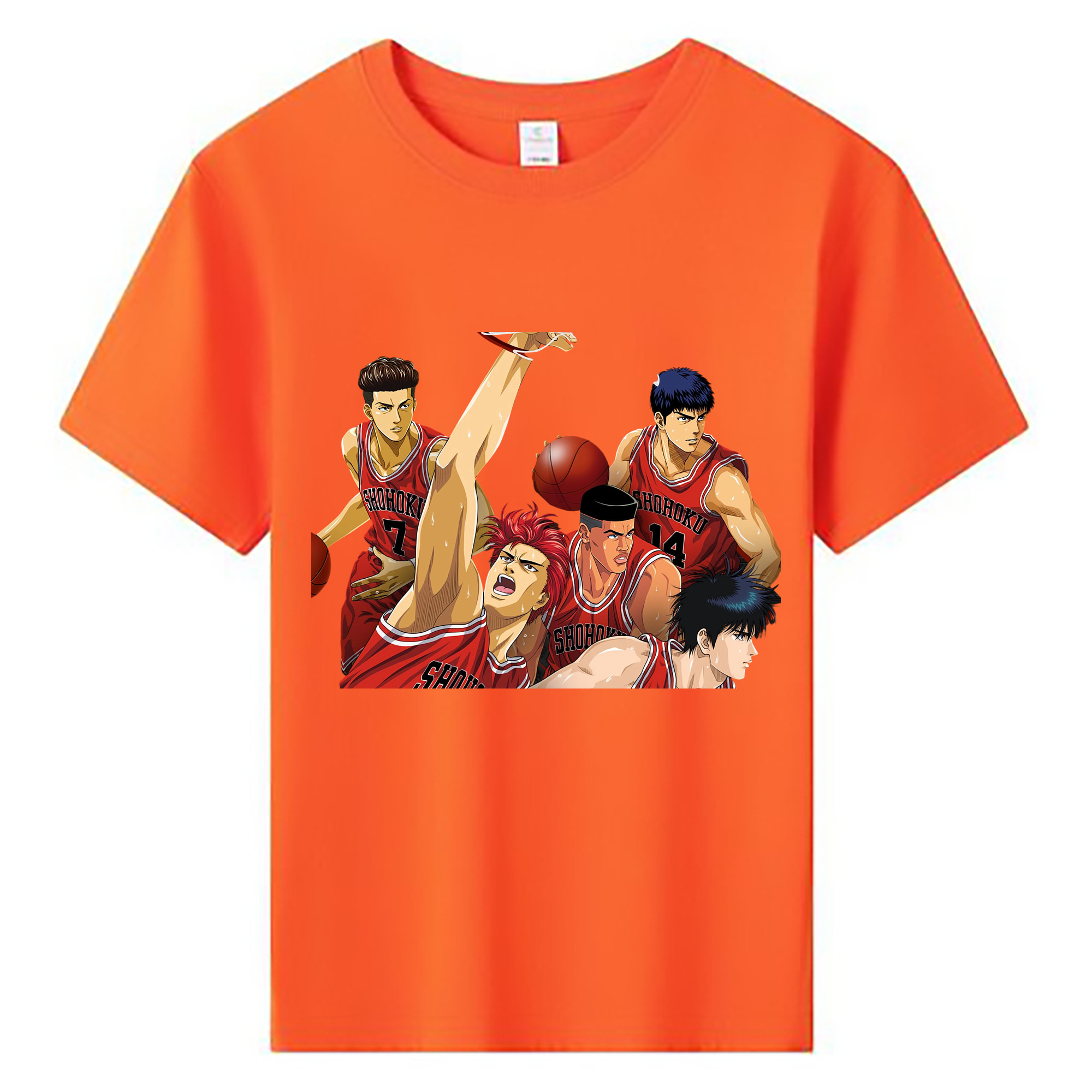 （画像用） SLAM DUNK／スラムダンク 綿100％キッズTシャツ（フロントプリント）