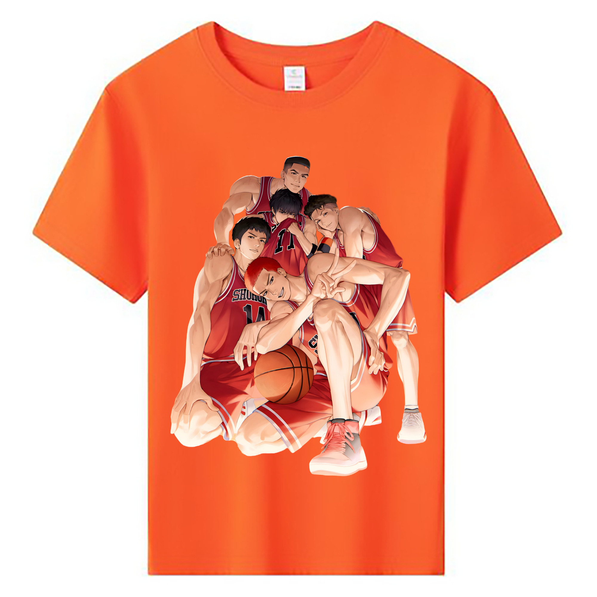 （画像用） SLAM DUNK／スラムダンク 綿100％キッズTシャツ（フロントプリント）