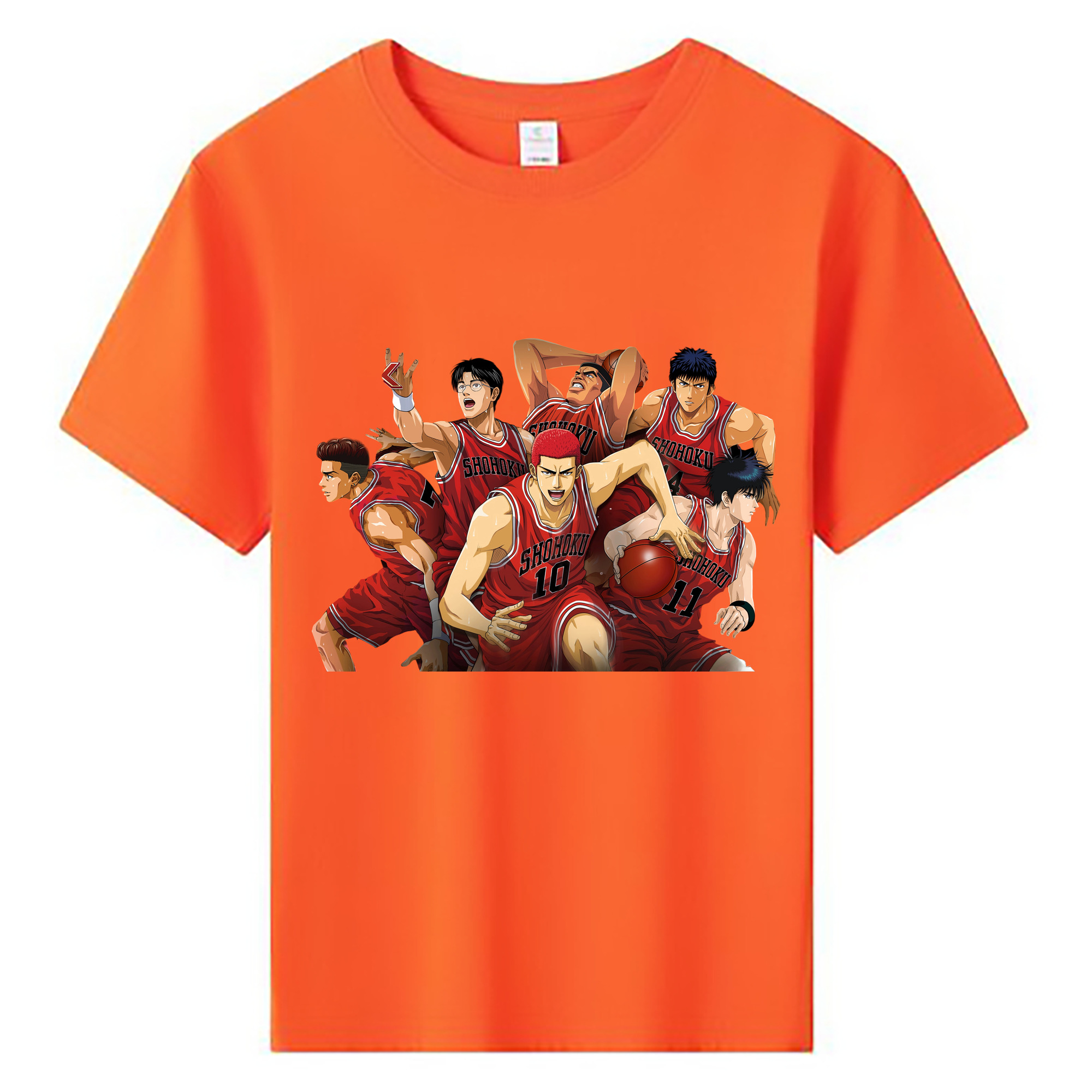 （画像用） SLAM DUNK／スラムダンク 綿100％キッズTシャツ（フロントプリント）
