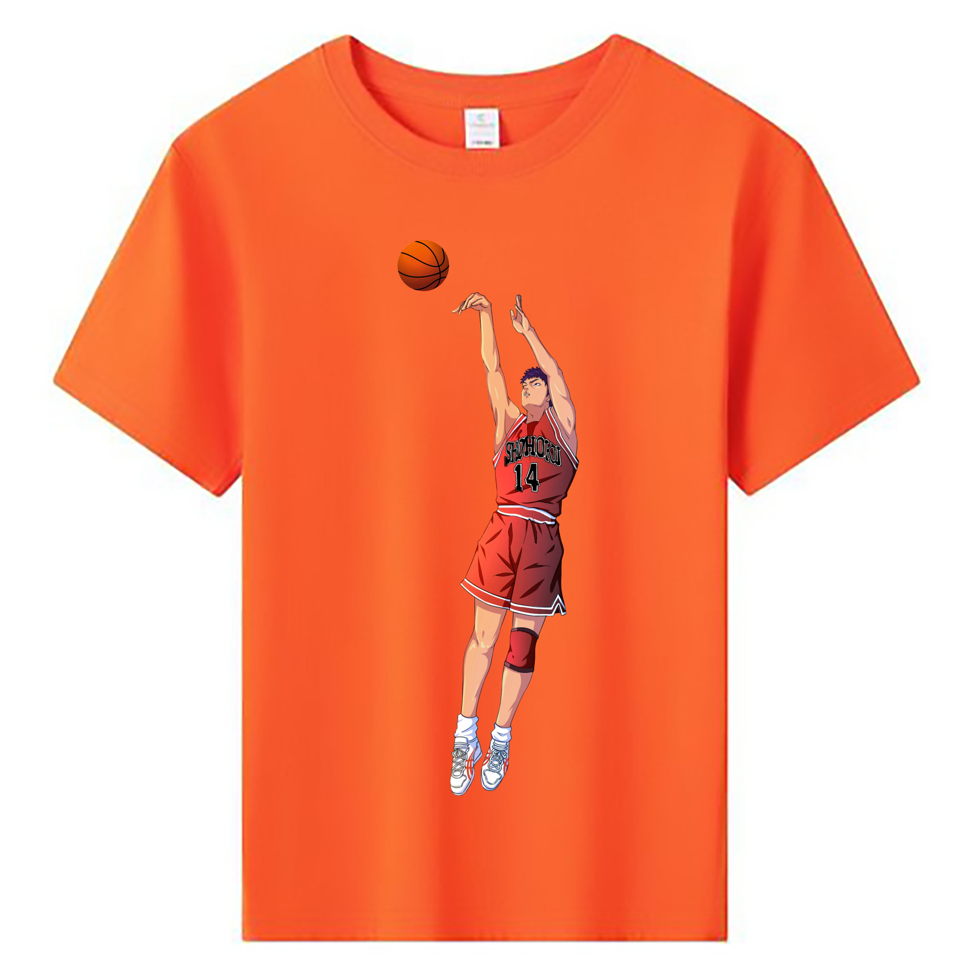 （画像用） SLAM DUNK／スラムダンク 綿100％キッズTシャツ（フロントプリント）