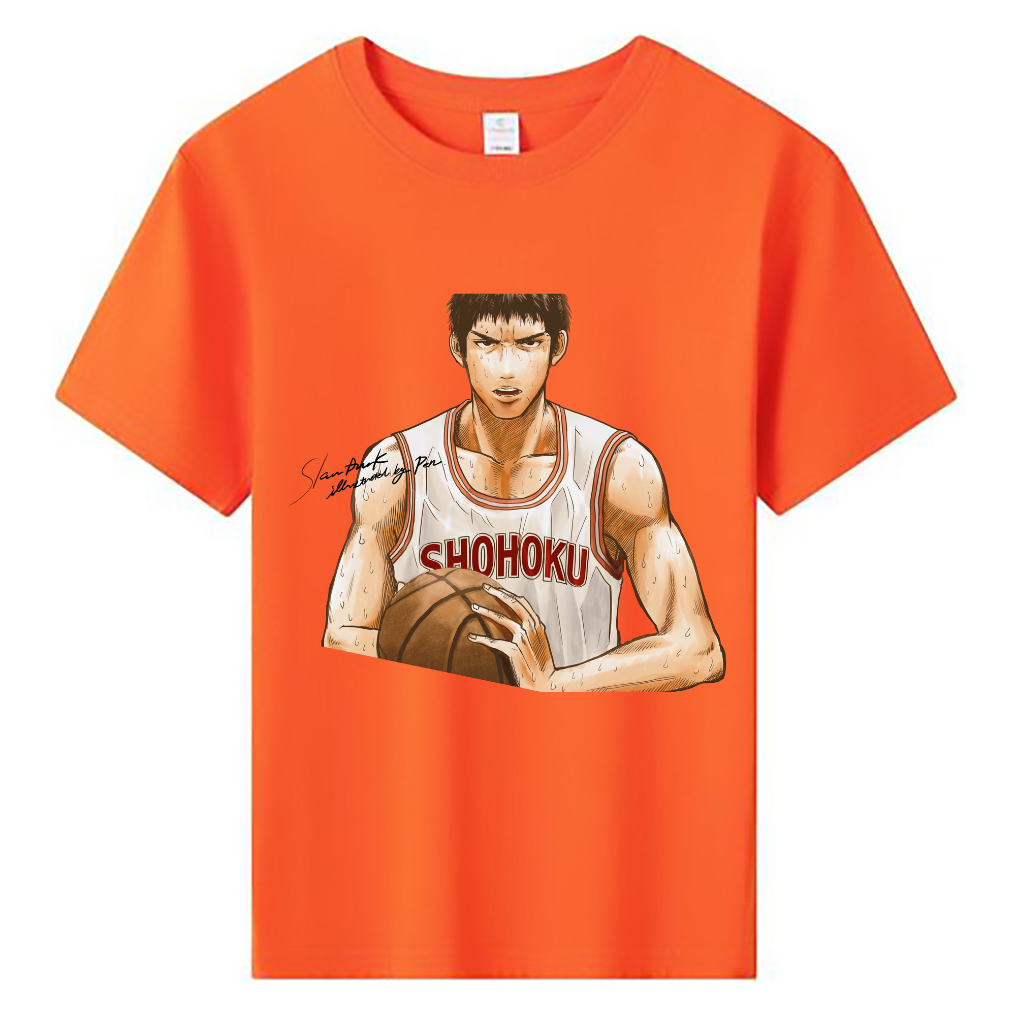 （画像用） SLAM DUNK／スラムダンク 綿100％キッズTシャツ（フロントプリント）