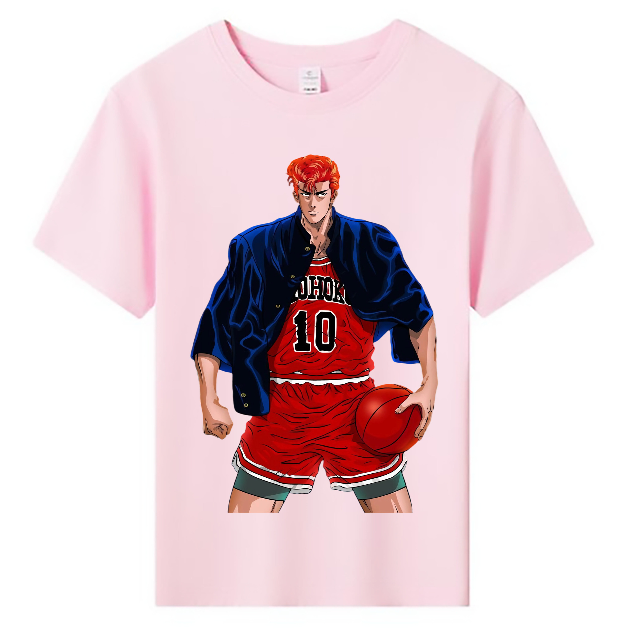 （画像用） SLAM DUNK／スラムダンク 綿100％キッズTシャツ（フロントプリント）