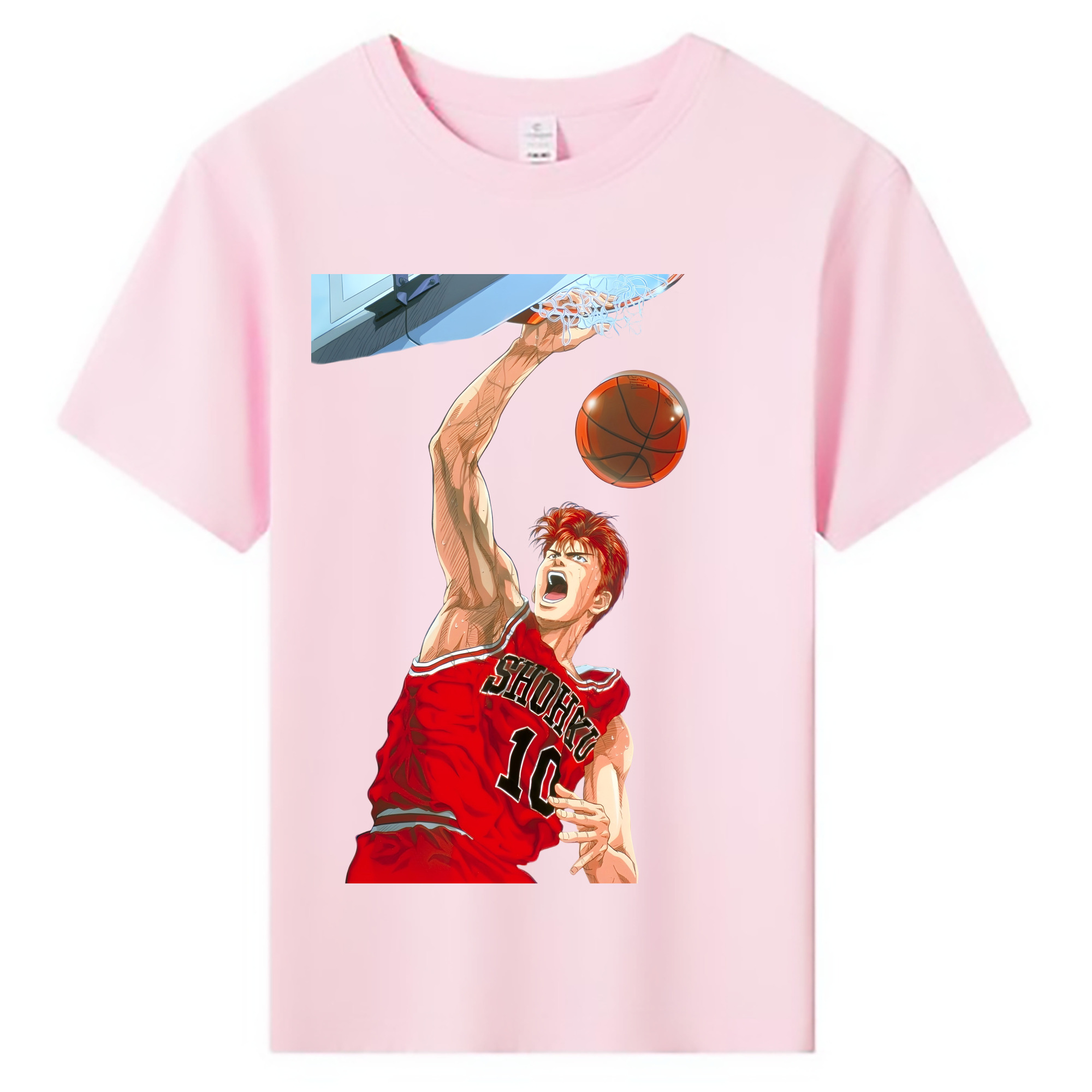 （画像用） SLAM DUNK／スラムダンク 綿100％キッズTシャツ（フロントプリント）