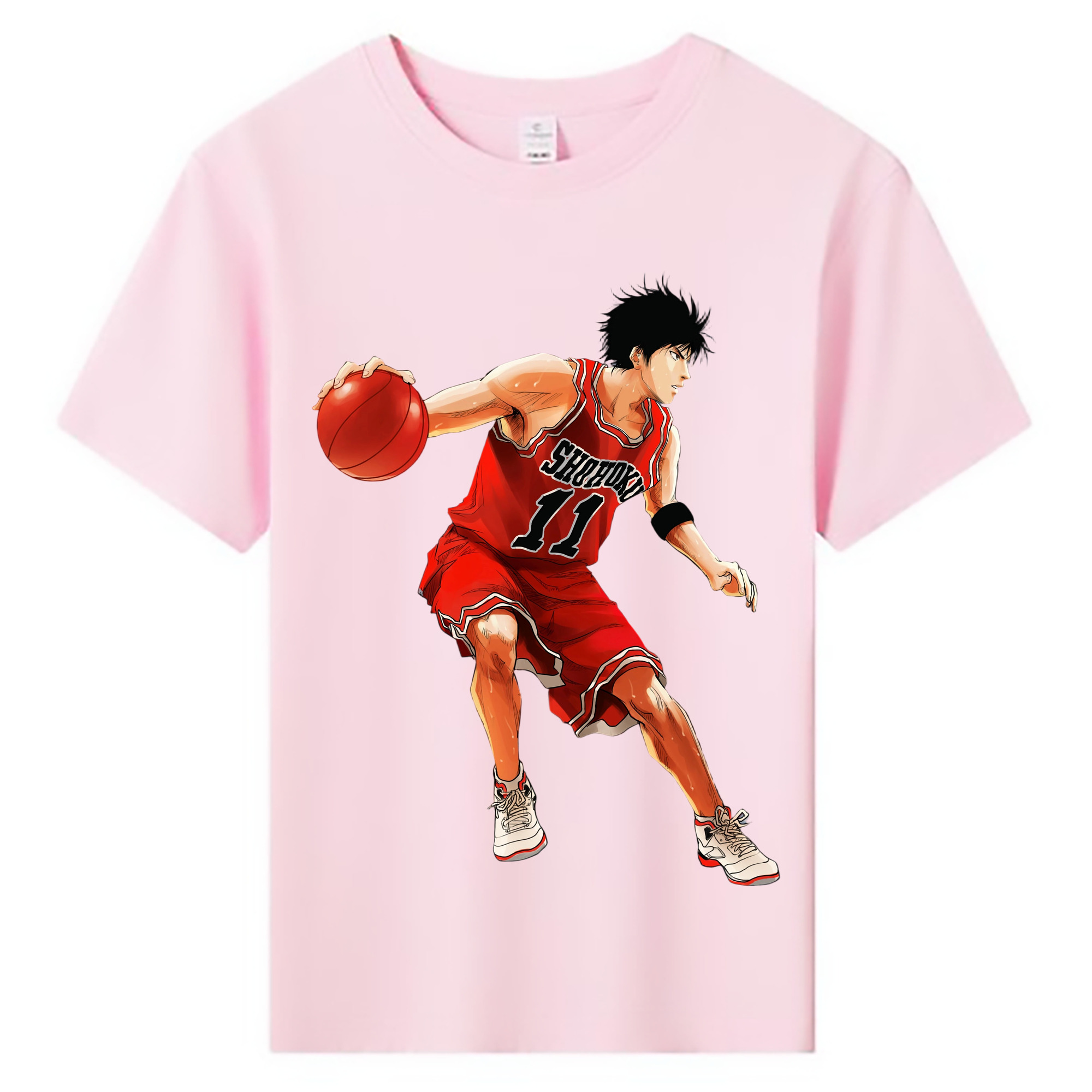 （画像用） SLAM DUNK／スラムダンク 綿100％キッズTシャツ（フロントプリント）