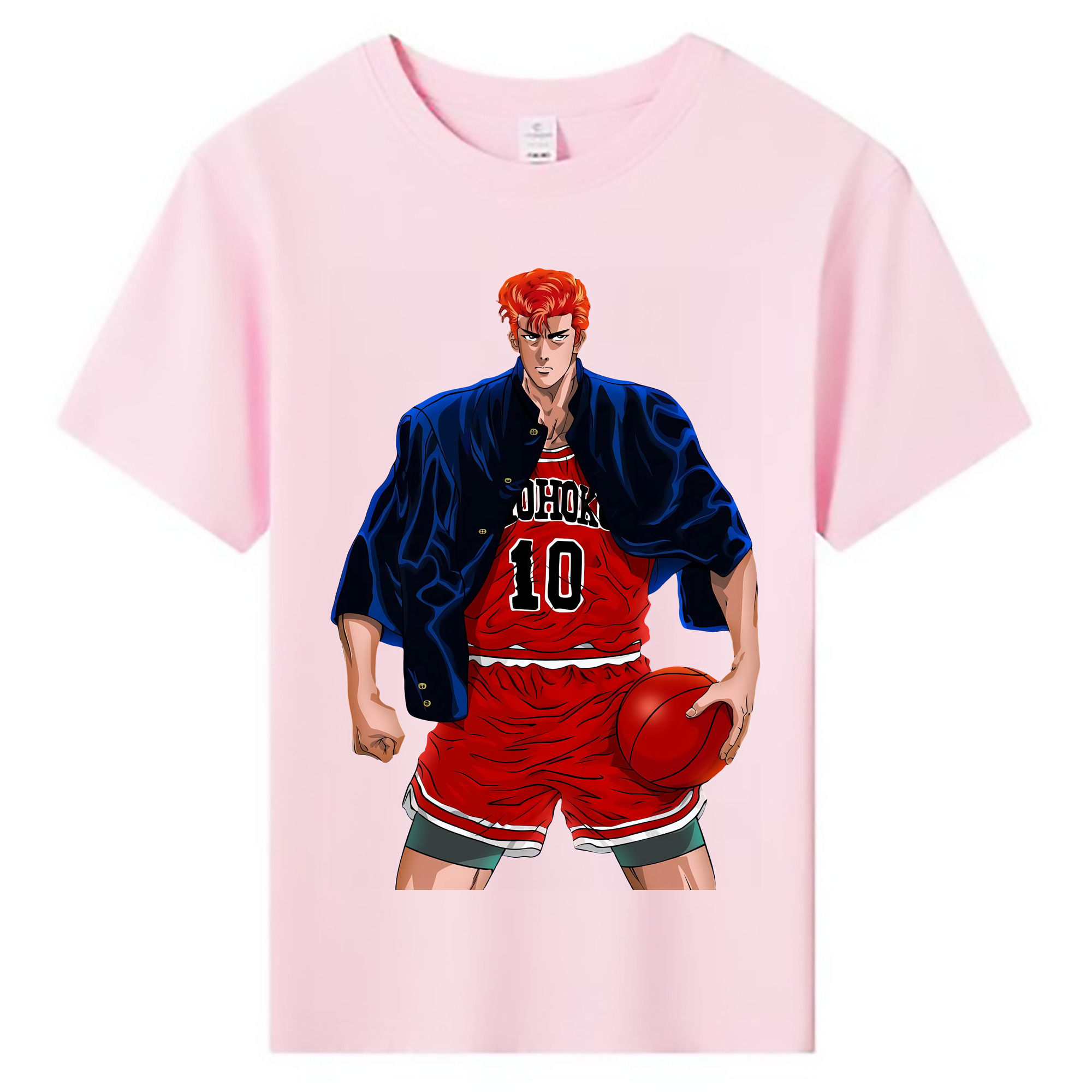 （画像用） SLAM DUNK／スラムダンク 綿100％キッズTシャツ（フロントプリント）