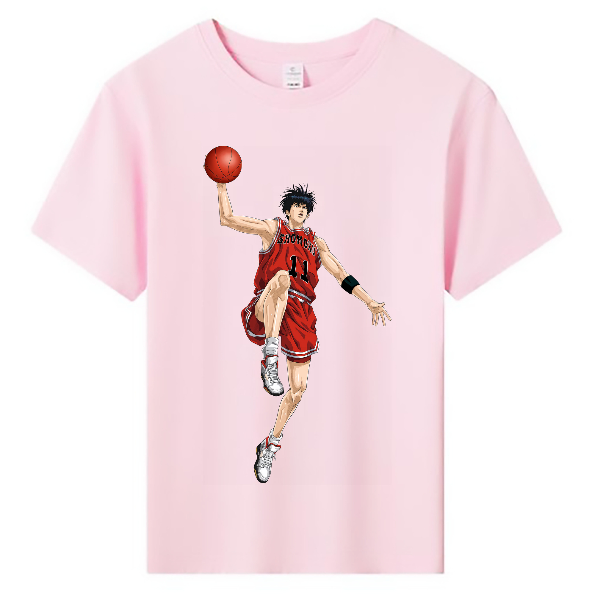 （画像用） SLAM DUNK／スラムダンク 綿100％キッズTシャツ（フロントプリント）