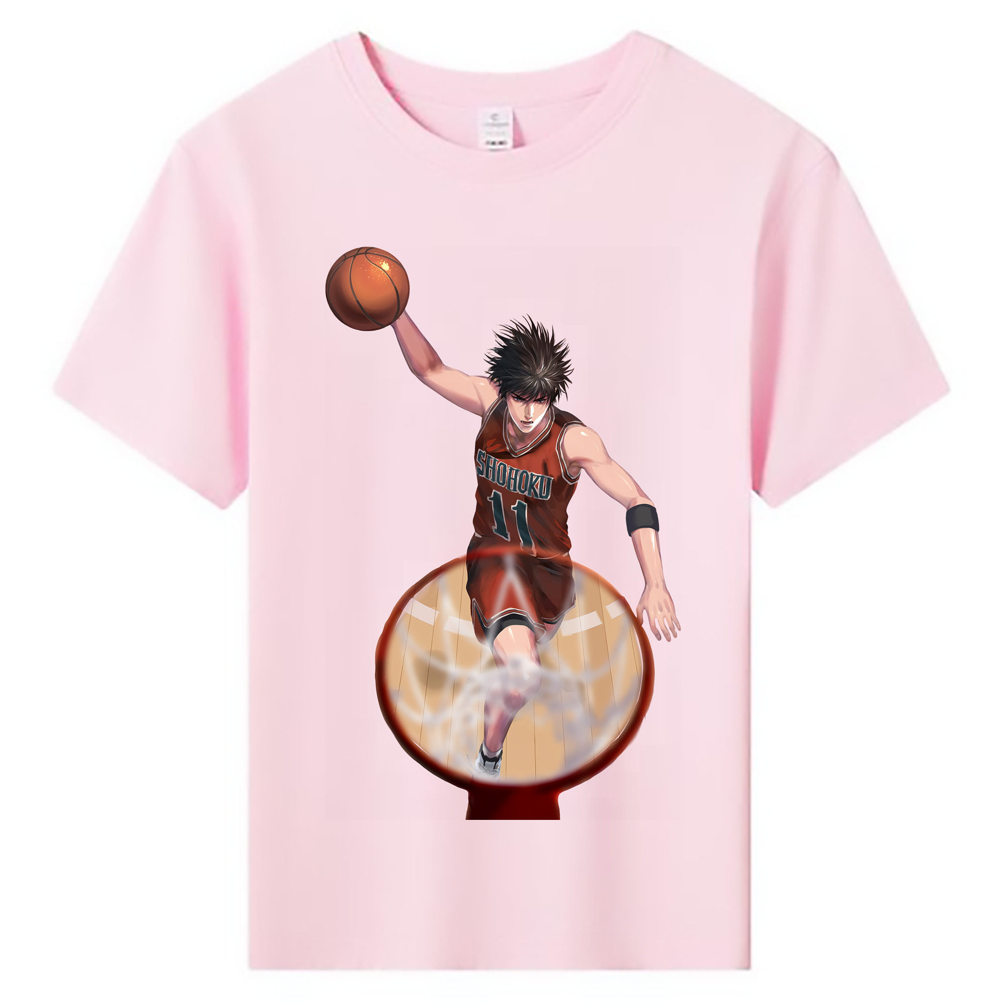 （画像用） SLAM DUNK／スラムダンク 綿100％キッズTシャツ（フロントプリント）