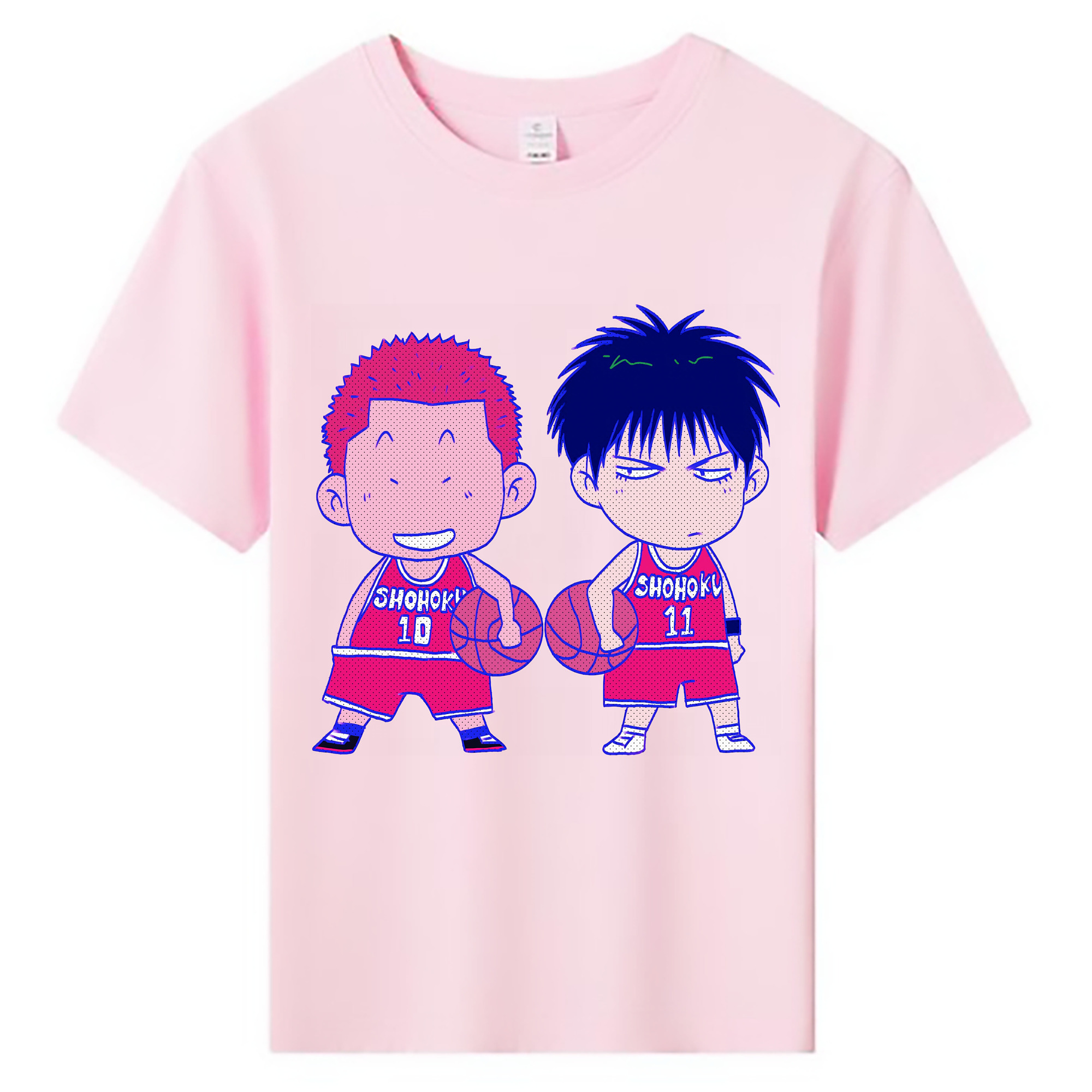 （画像用） SLAM DUNK／スラムダンク 綿100％キッズTシャツ（フロントプリント）