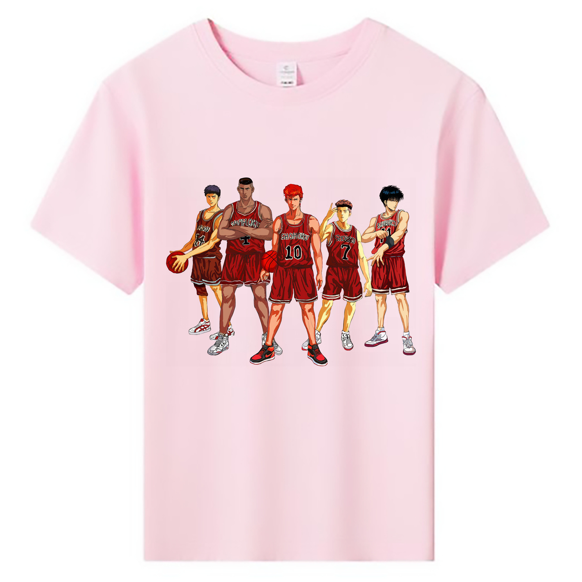 （画像用） SLAM DUNK／スラムダンク 綿100％キッズTシャツ（フロントプリント）