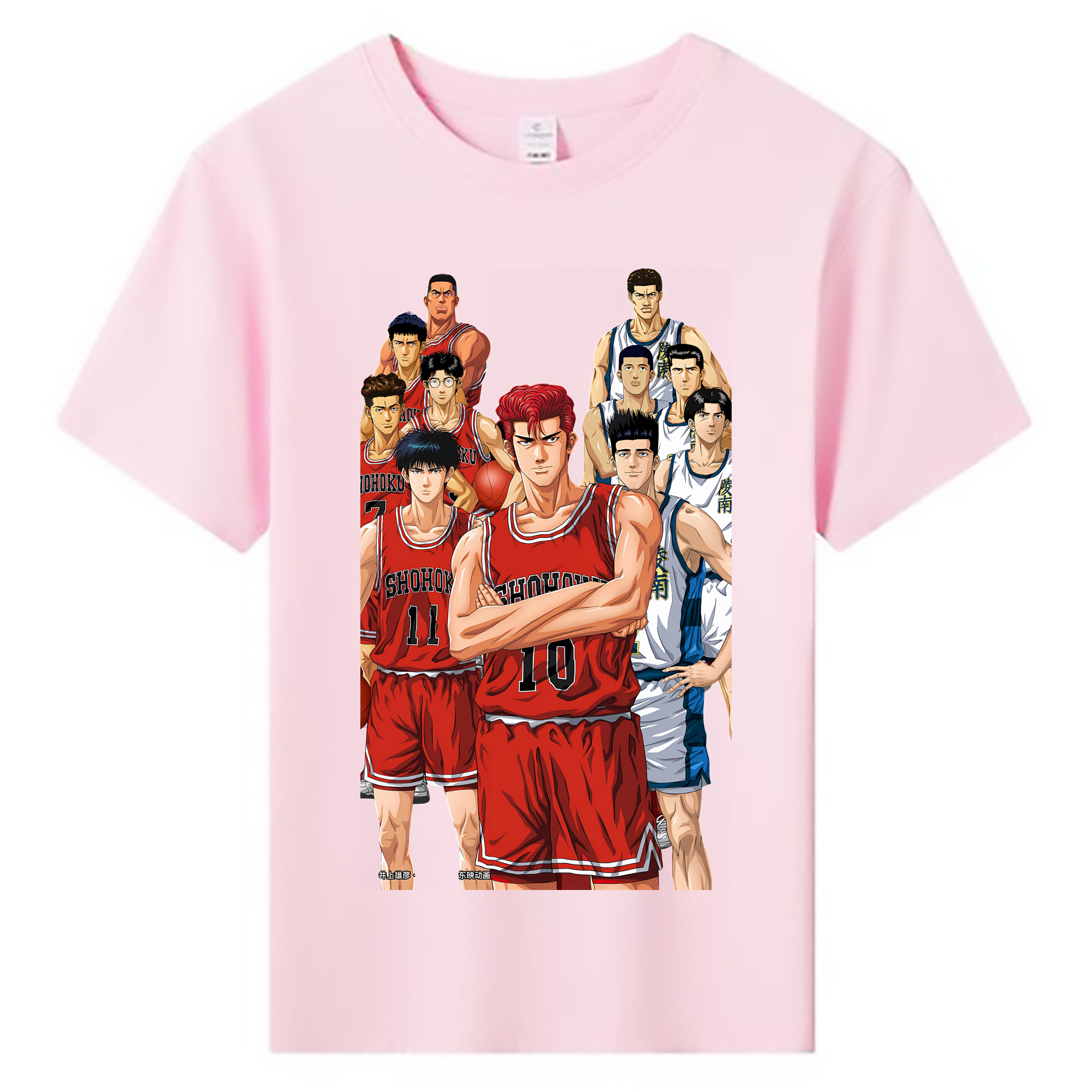 （画像用） SLAM DUNK／スラムダンク 綿100％キッズTシャツ（フロントプリント）