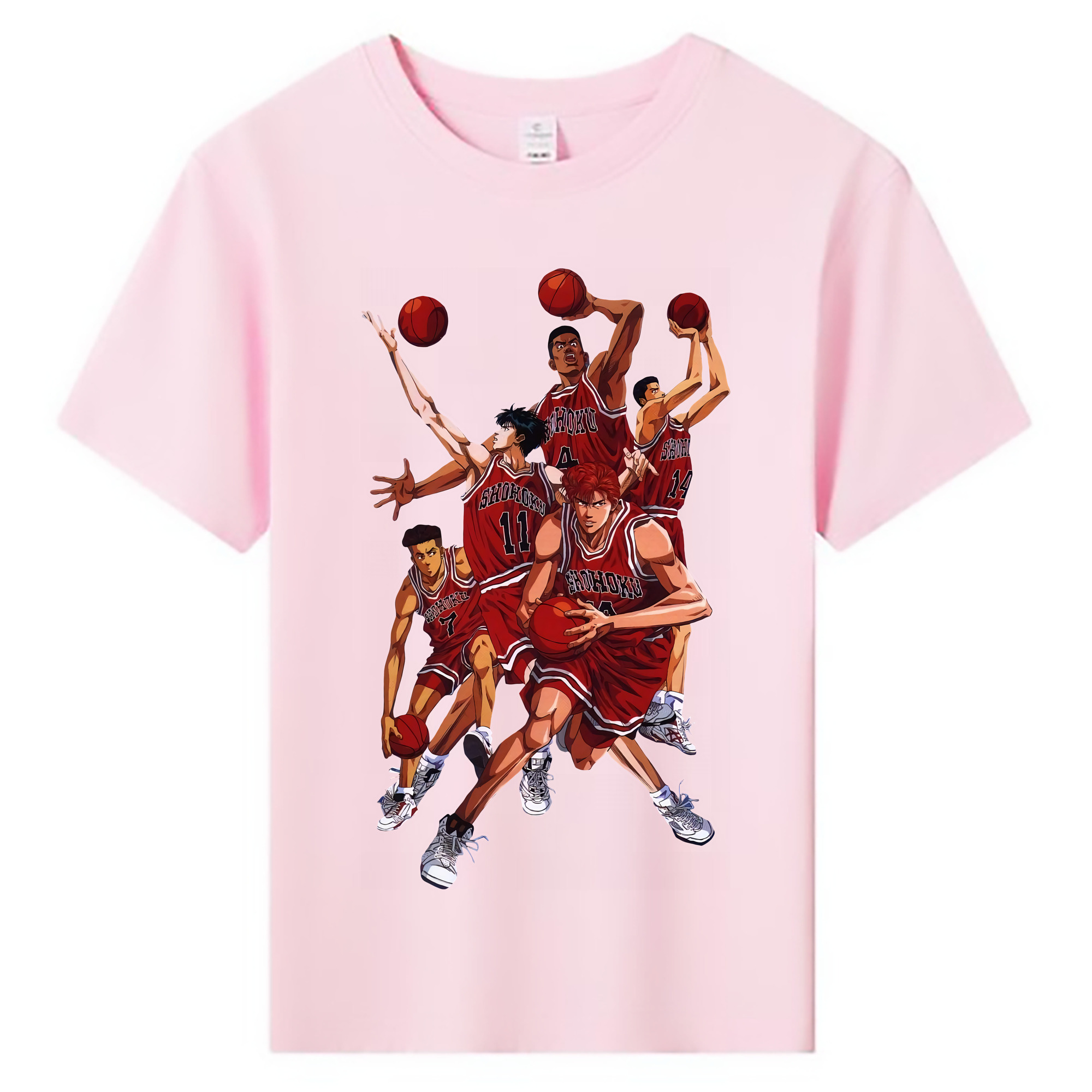 （画像用） SLAM DUNK／スラムダンク 綿100％キッズTシャツ（フロントプリント）