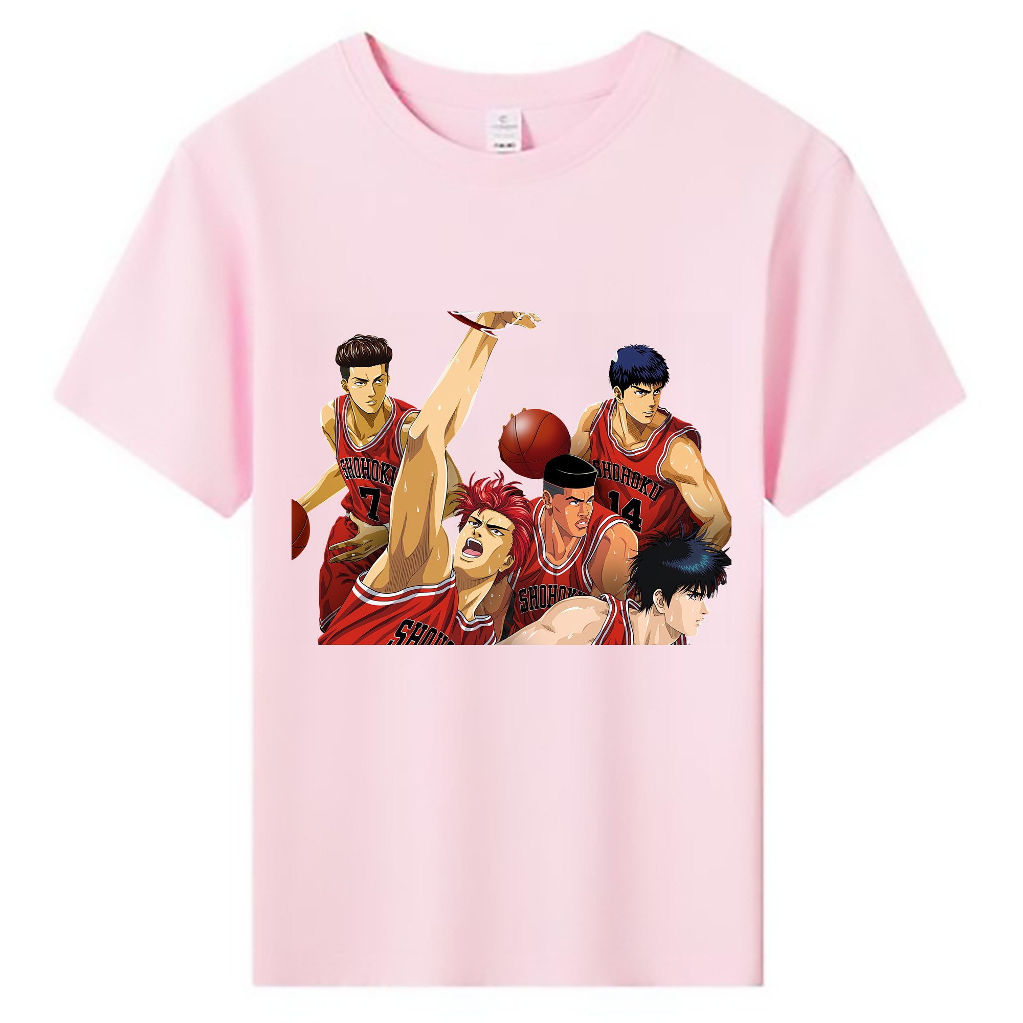 （画像用） SLAM DUNK／スラムダンク 綿100％キッズTシャツ（フロントプリント）