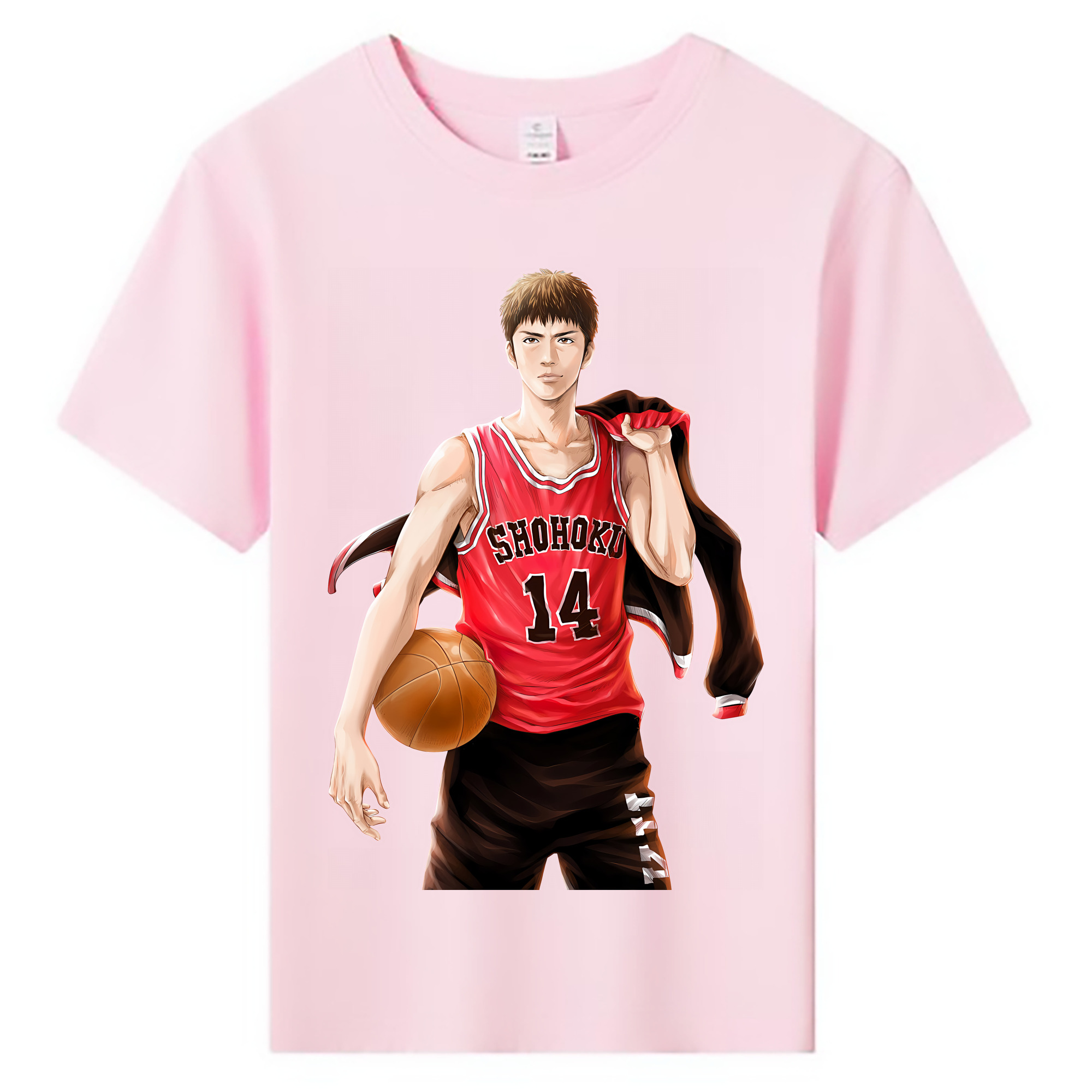 （画像用） SLAM DUNK／スラムダンク 綿100％キッズTシャツ（フロントプリント）