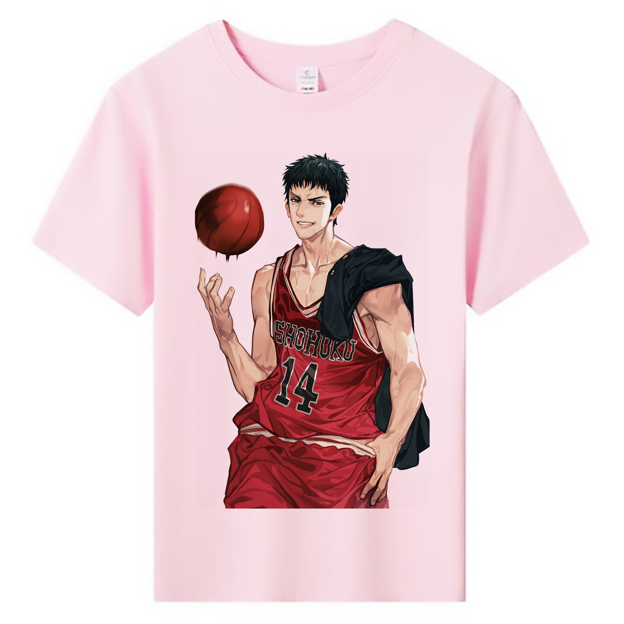 （画像用） SLAM DUNK／スラムダンク 綿100％キッズTシャツ（フロントプリント）
