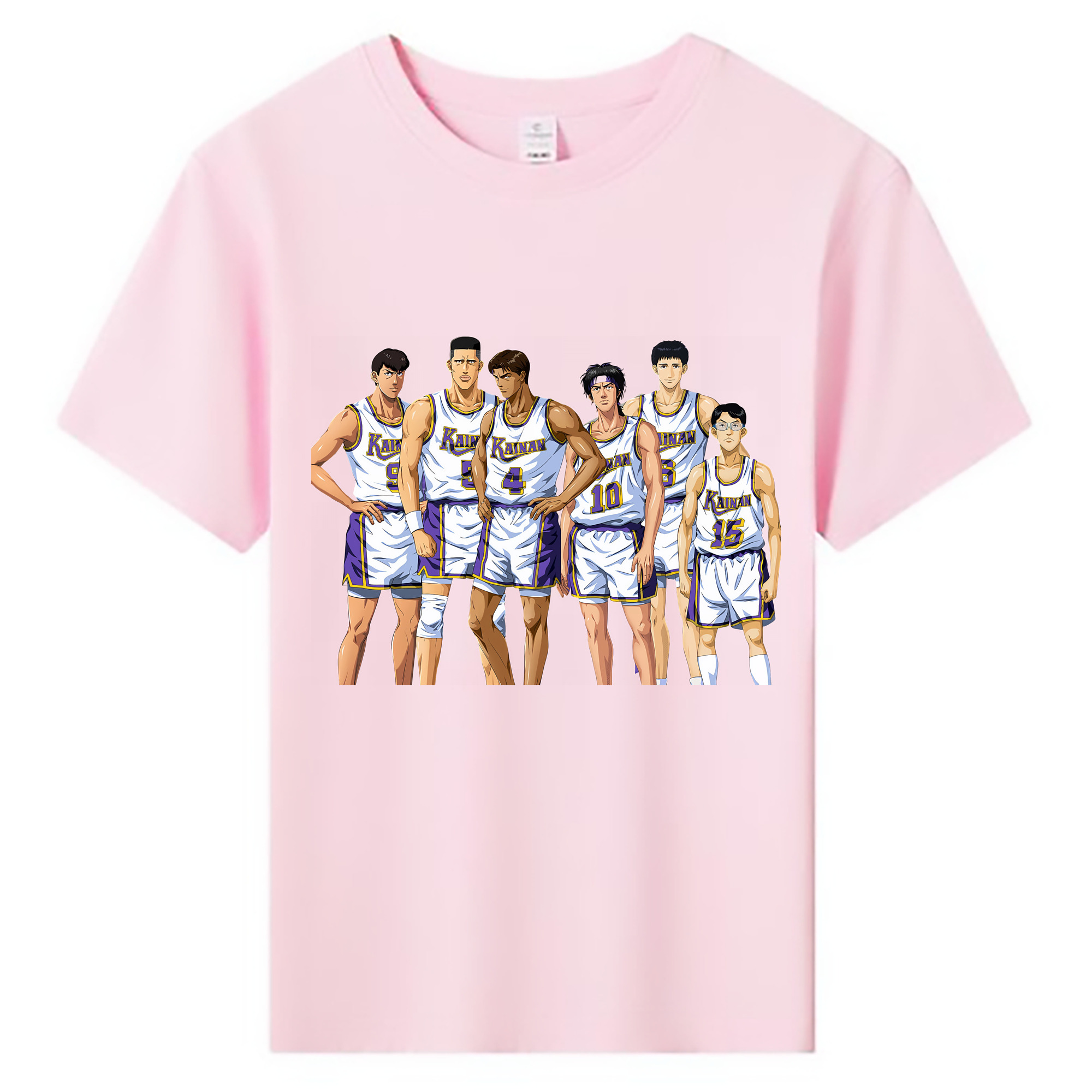 （画像用） SLAM DUNK／スラムダンク 綿100％キッズTシャツ（フロントプリント）