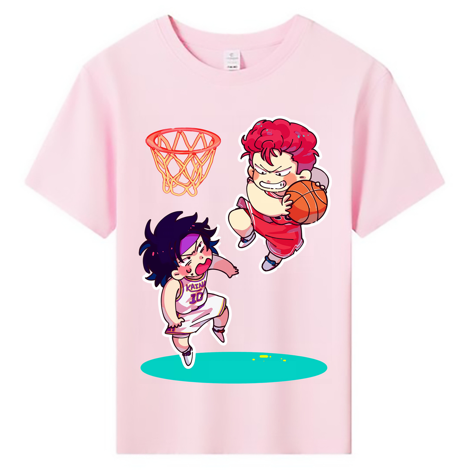 （画像用） SLAM DUNK／スラムダンク 綿100％キッズTシャツ（フロントプリント）