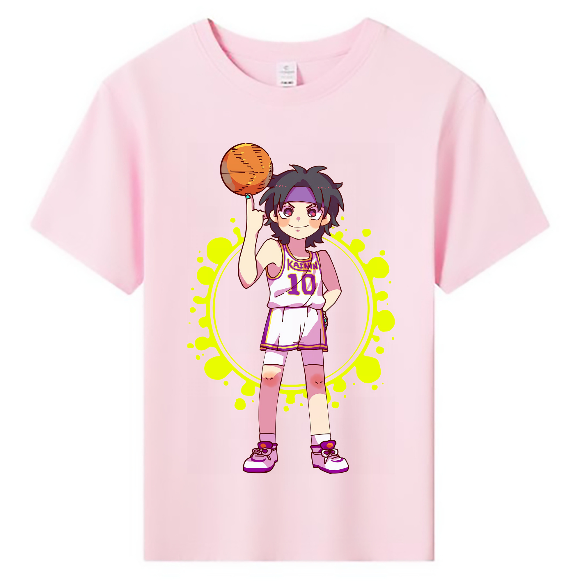 （画像用） SLAM DUNK／スラムダンク 綿100％キッズTシャツ（フロントプリント）