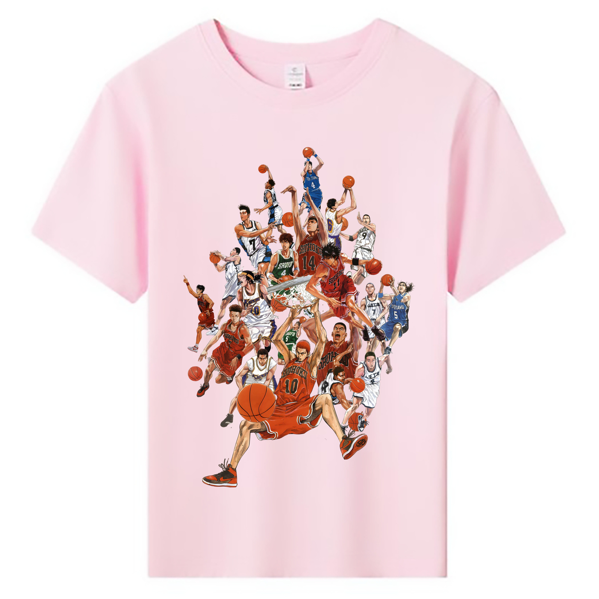 （画像用） SLAM DUNK／スラムダンク 綿100％キッズTシャツ（フロントプリント）