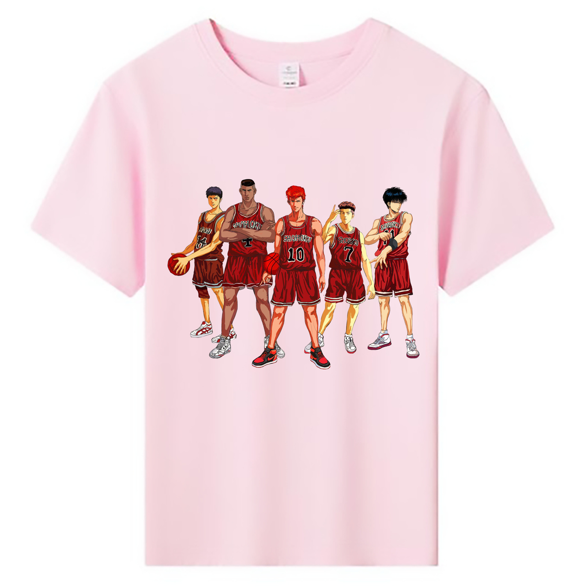 （画像用） SLAM DUNK／スラムダンク 綿100％キッズTシャツ（フロントプリント）