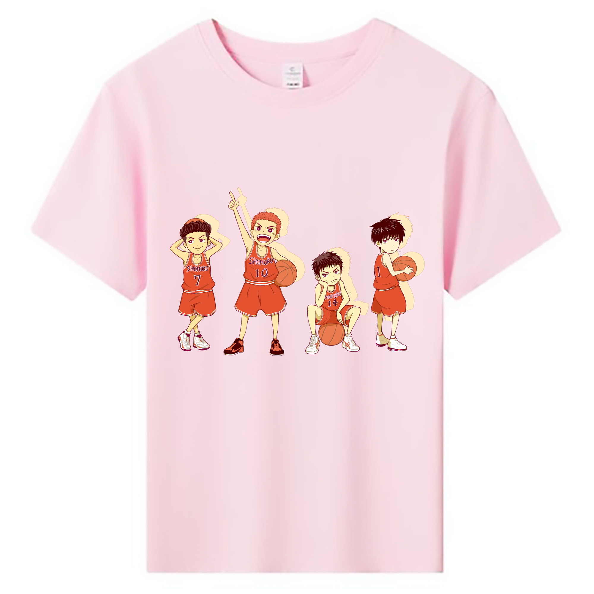 （画像用） SLAM DUNK／スラムダンク 綿100％キッズTシャツ（フロントプリント）