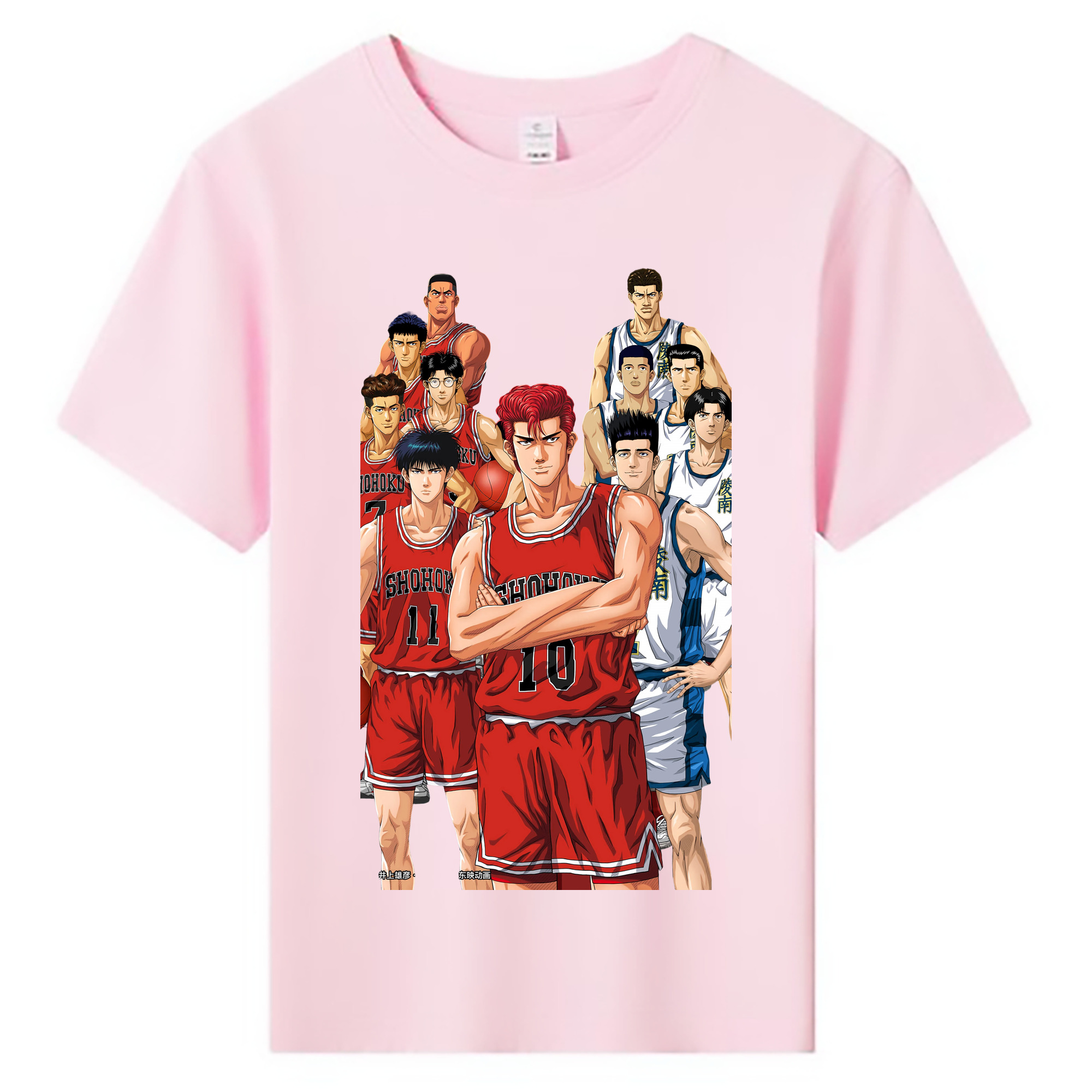 （画像用） SLAM DUNK／スラムダンク 綿100％キッズTシャツ（フロントプリント）