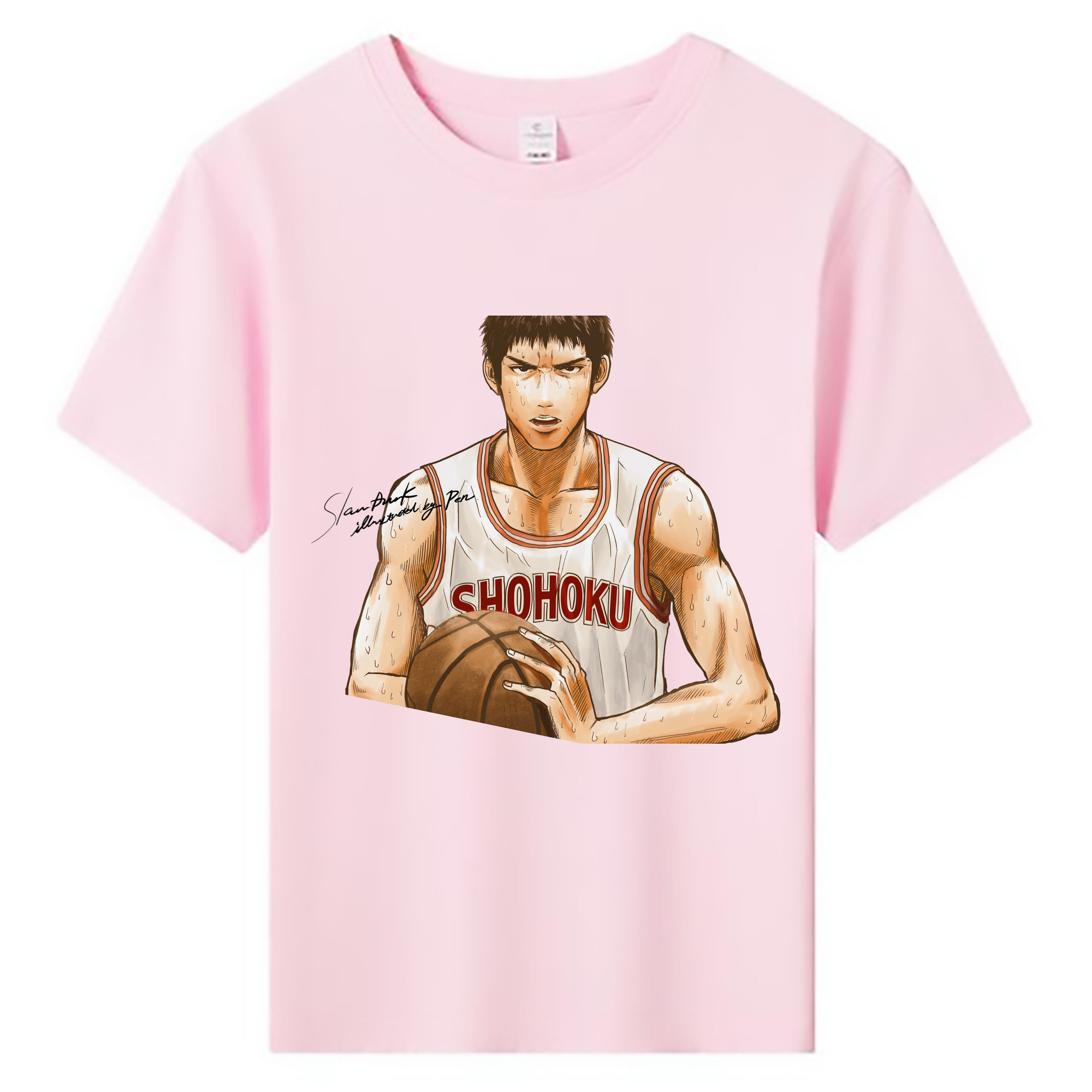 （画像用） SLAM DUNK／スラムダンク 綿100％キッズTシャツ（フロントプリント）