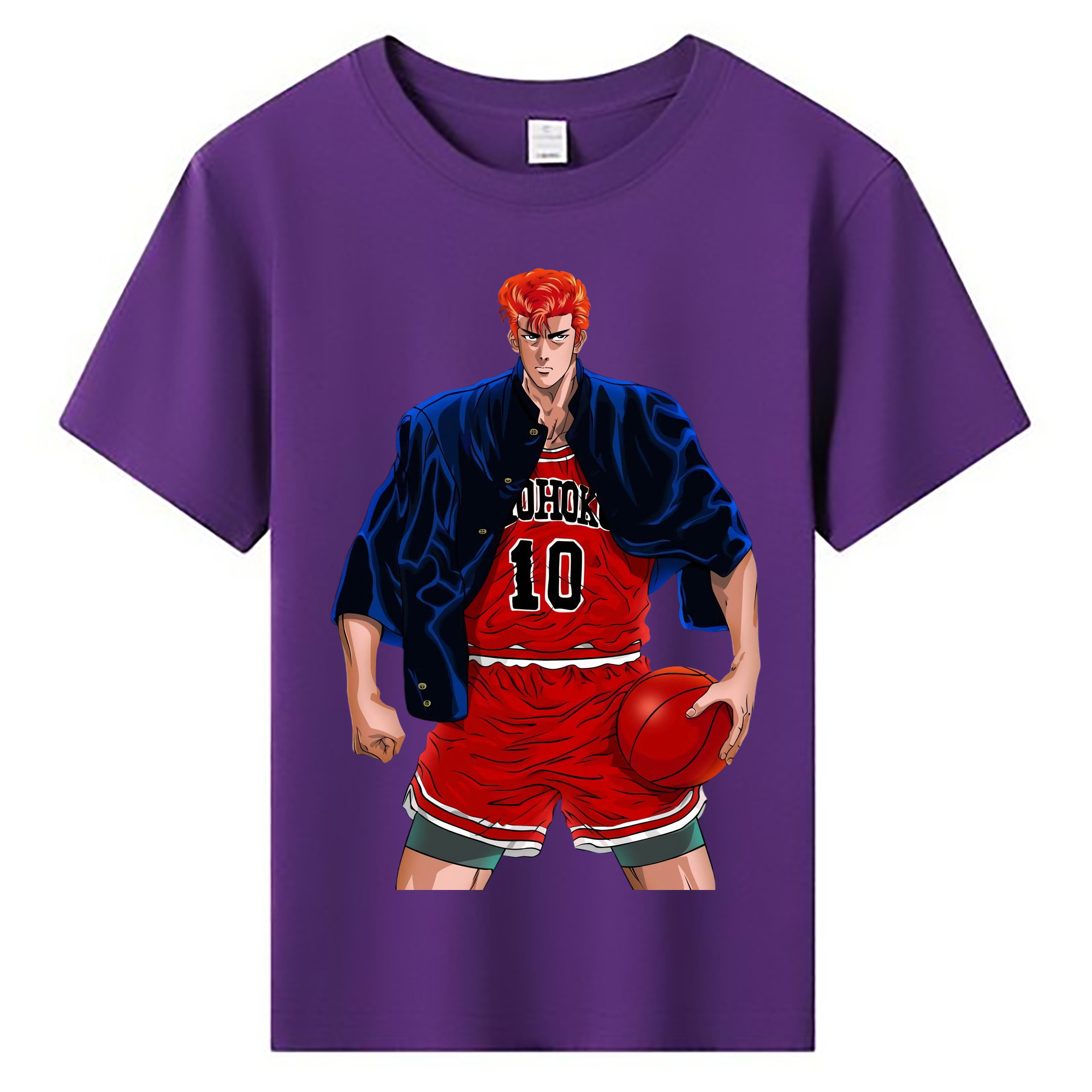 （画像用） SLAM DUNK／スラムダンク 綿100％キッズTシャツ（フロントプリント）