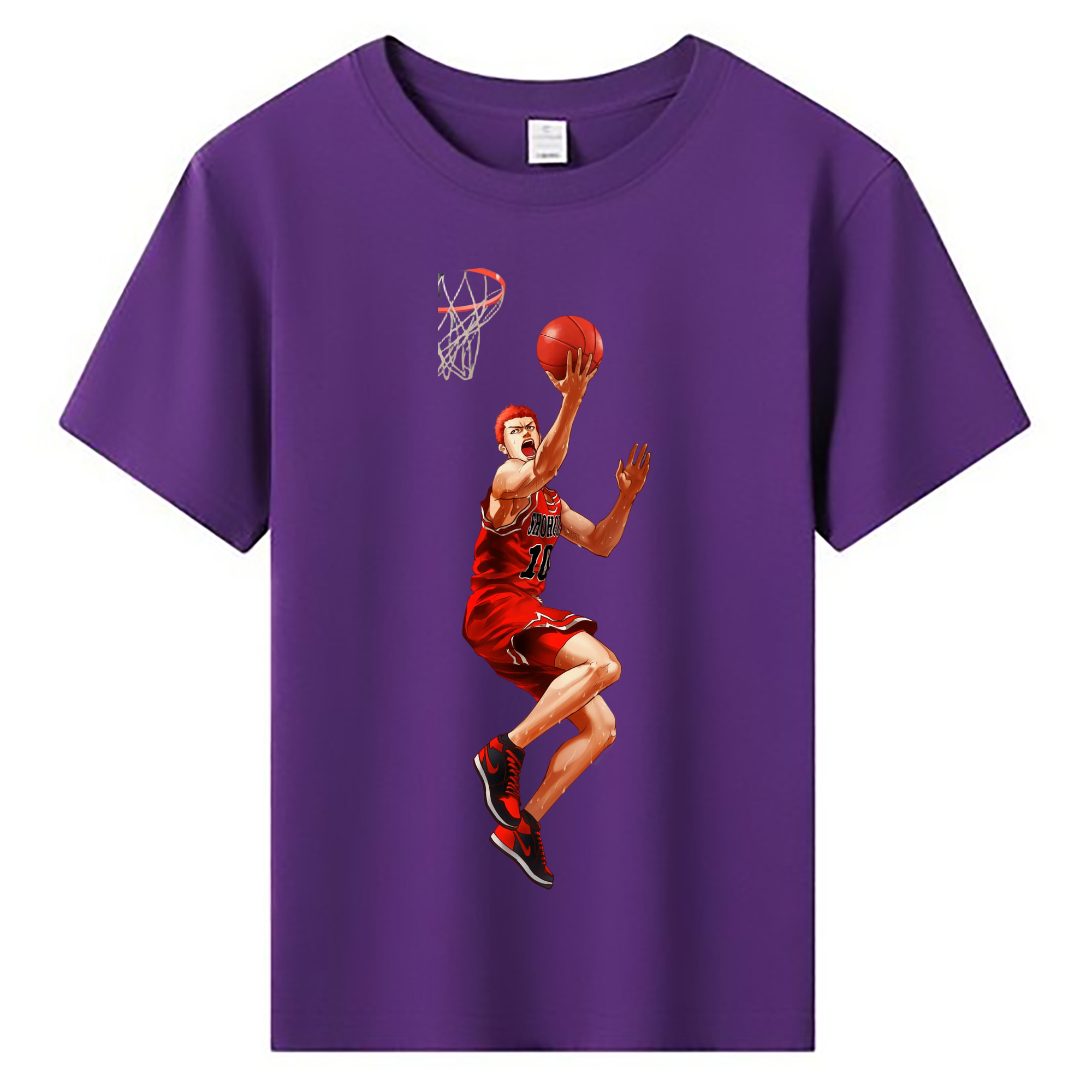 （画像用） SLAM DUNK／スラムダンク 綿100％キッズTシャツ（フロントプリント）