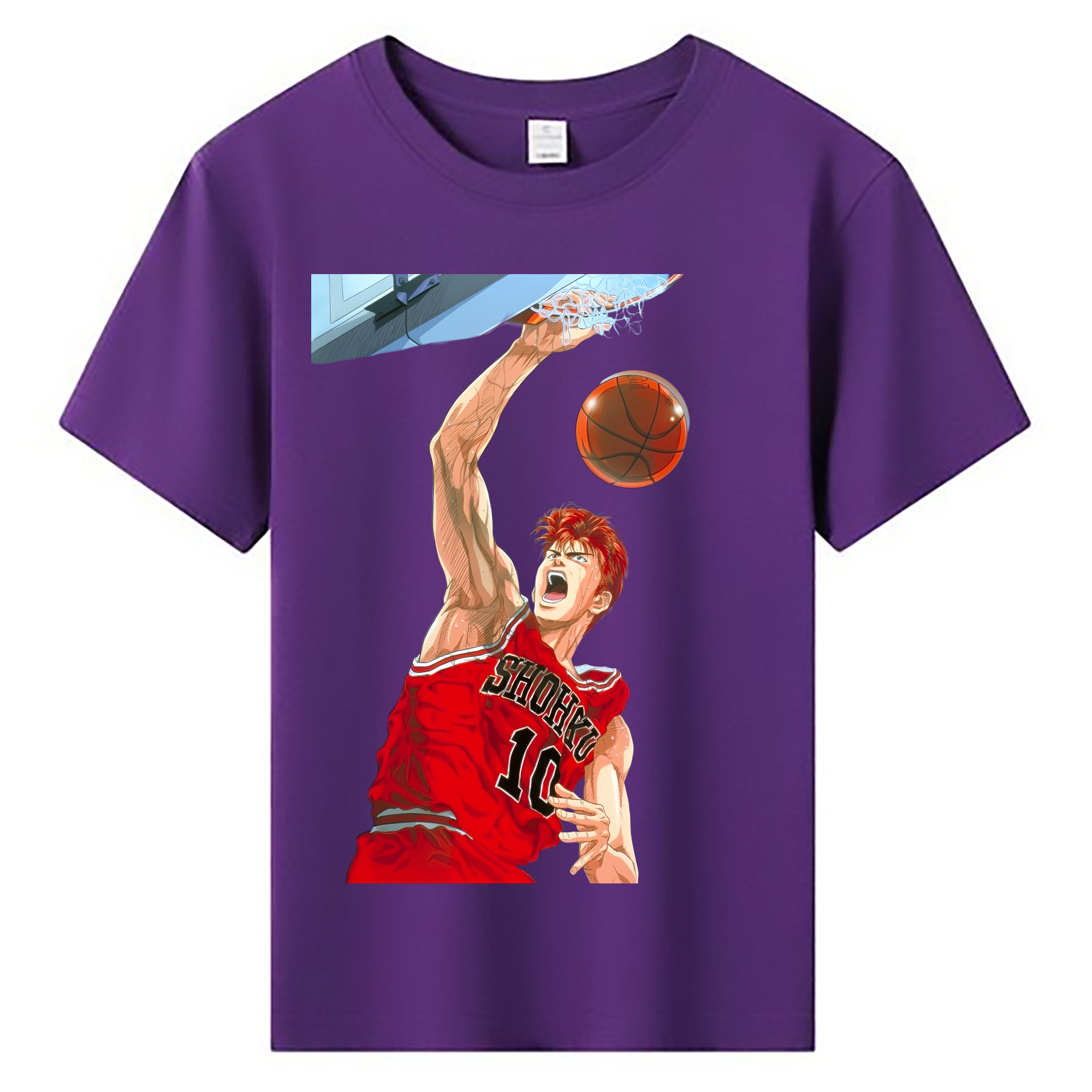 （画像用） SLAM DUNK／スラムダンク 綿100％キッズTシャツ（フロントプリント）