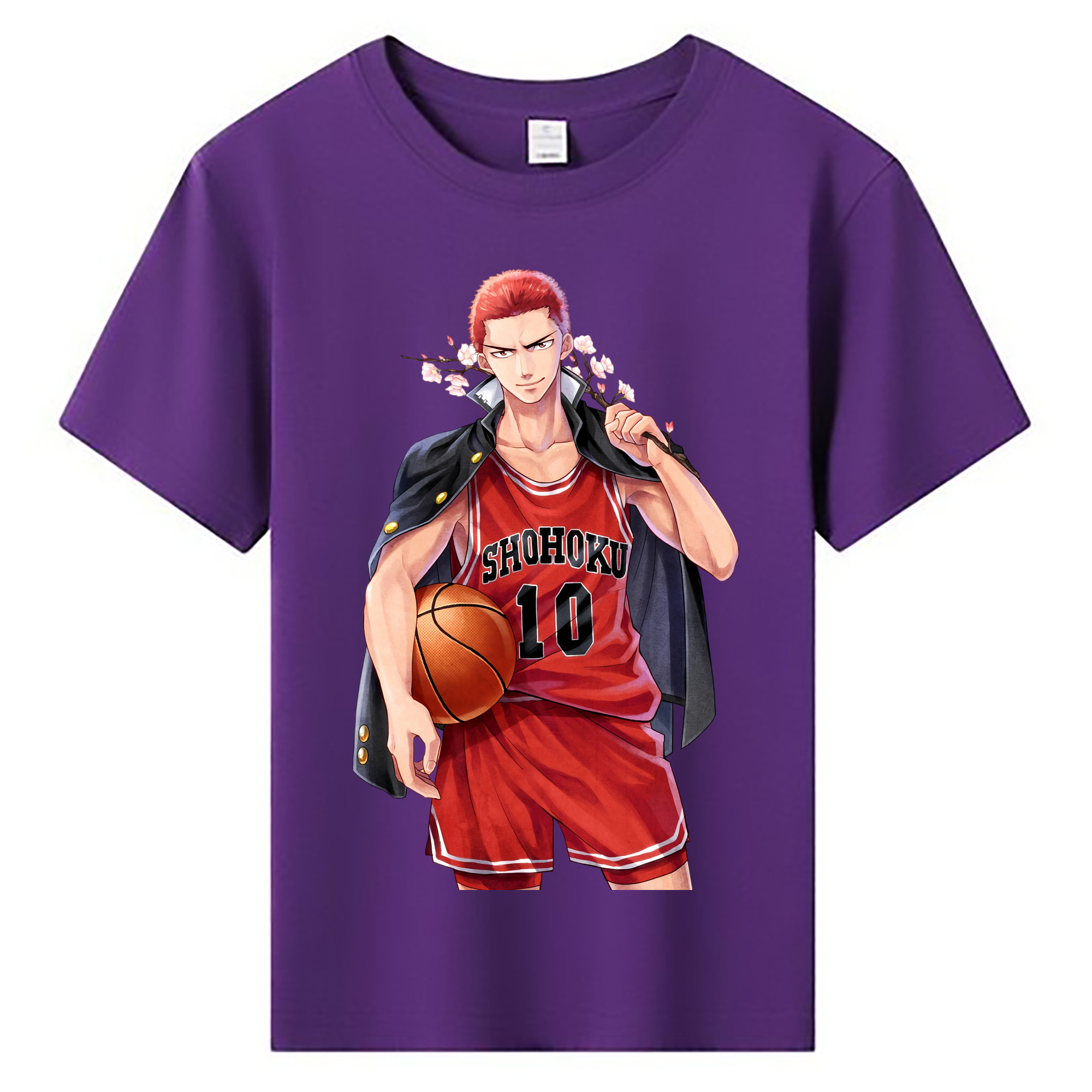 （画像用） SLAM DUNK／スラムダンク 綿100％キッズTシャツ（フロントプリント）