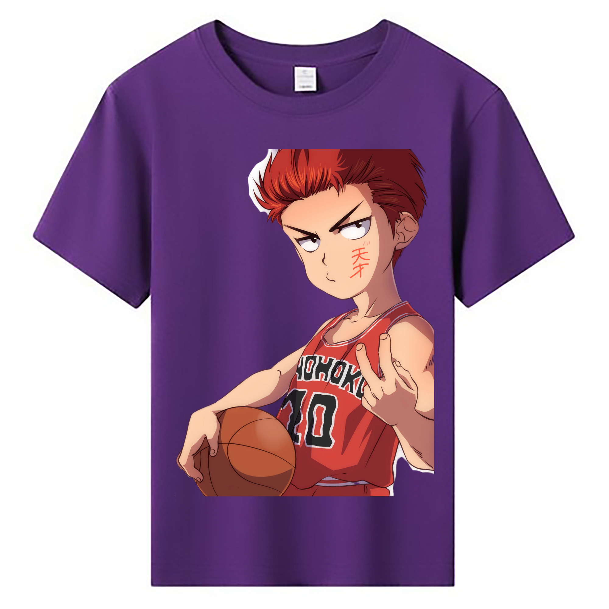 （画像用） SLAM DUNK／スラムダンク 綿100％キッズTシャツ（フロントプリント）