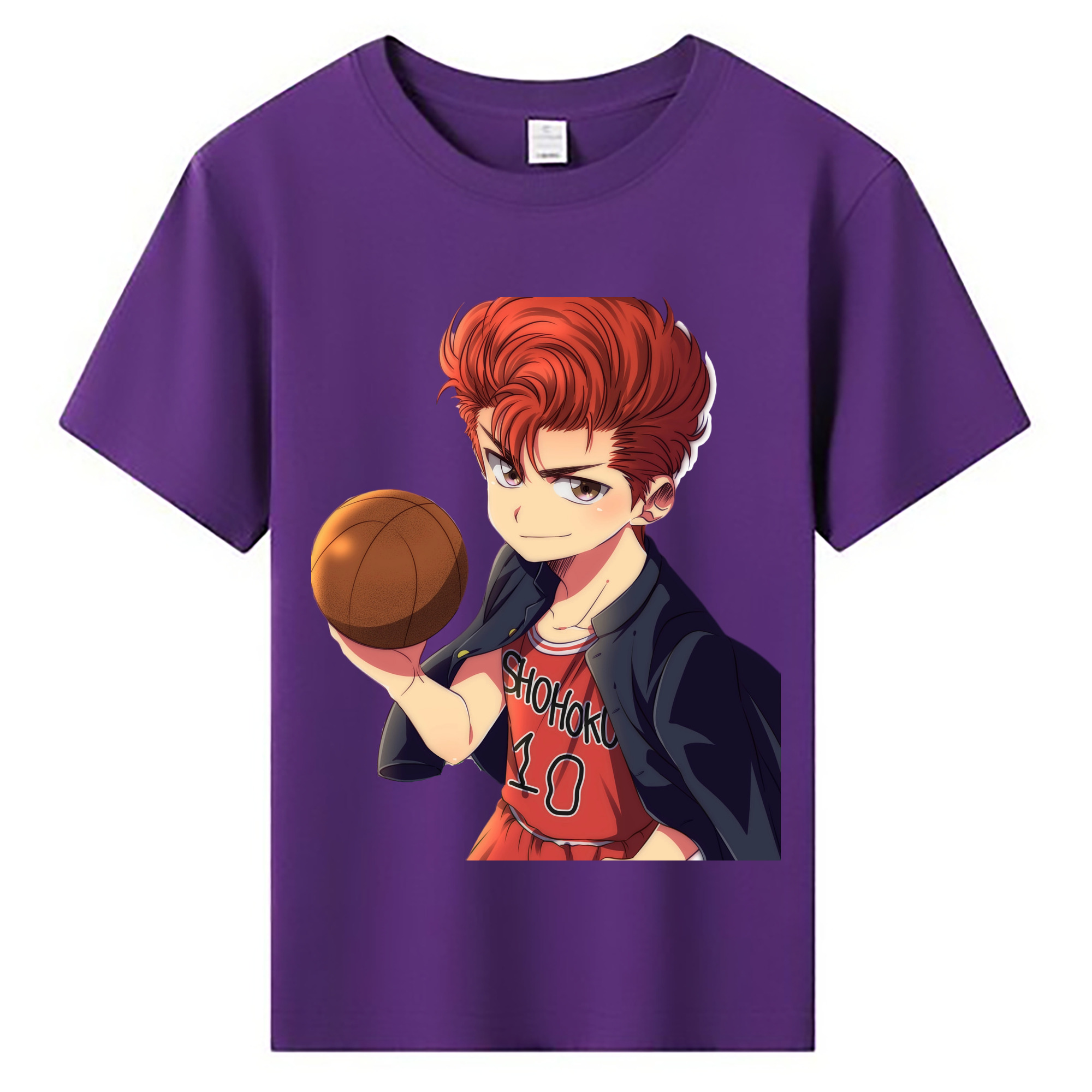 （画像用） SLAM DUNK／スラムダンク 綿100％キッズTシャツ（フロントプリント）