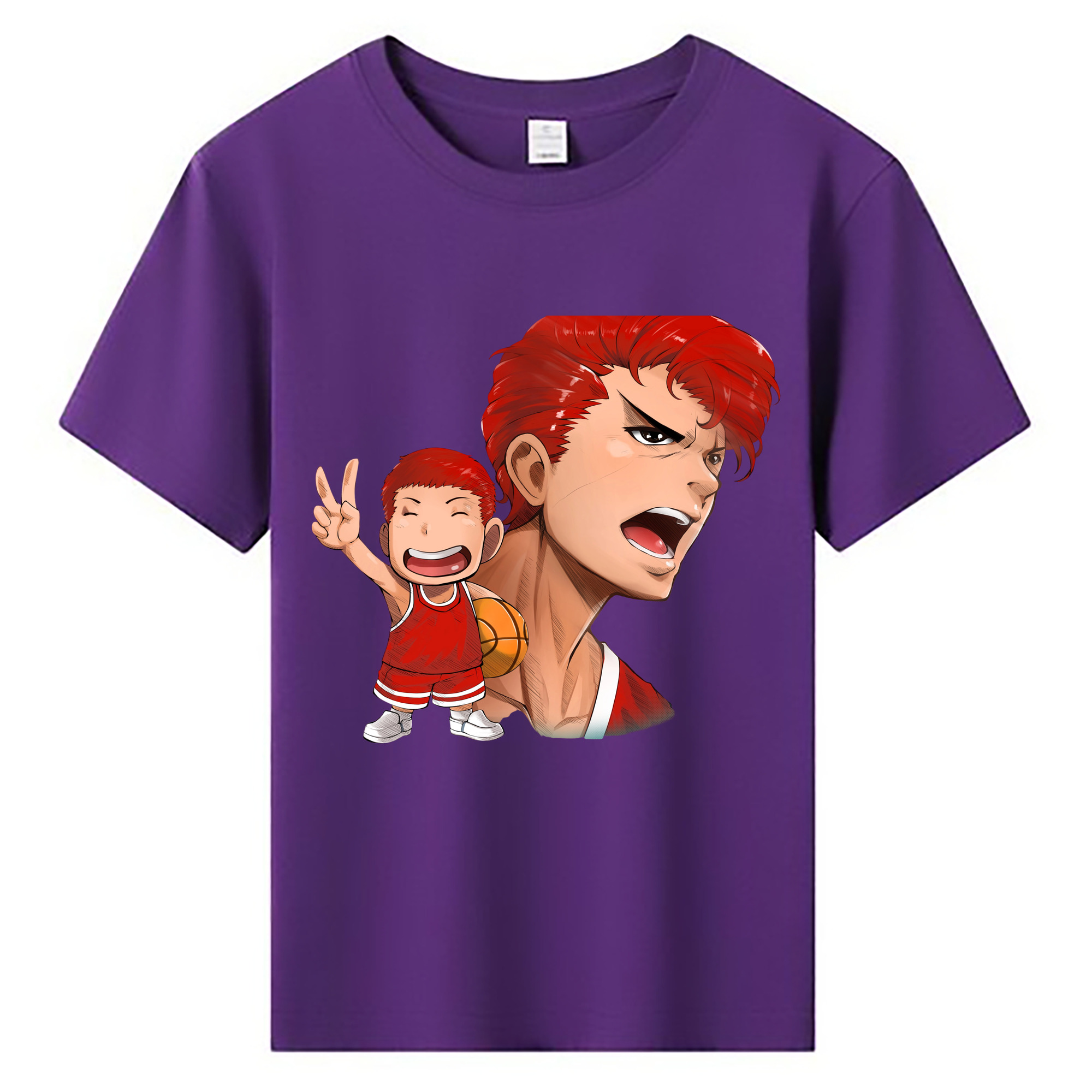 （画像用） SLAM DUNK／スラムダンク 綿100％キッズTシャツ（フロントプリント）