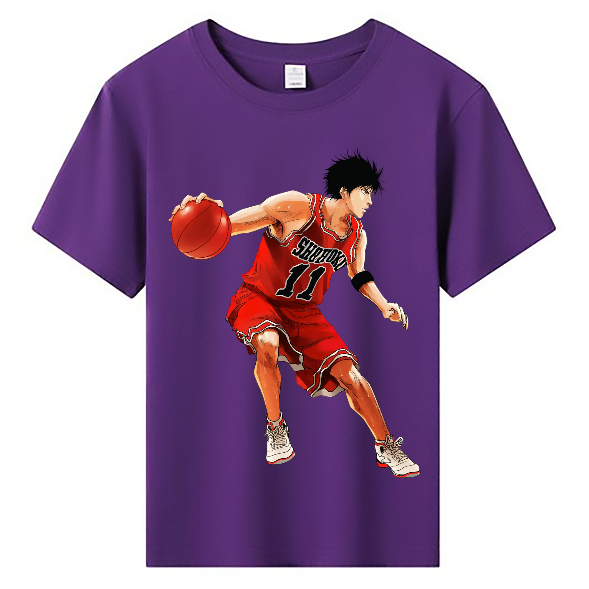 （画像用） SLAM DUNK／スラムダンク 綿100％キッズTシャツ（フロントプリント）