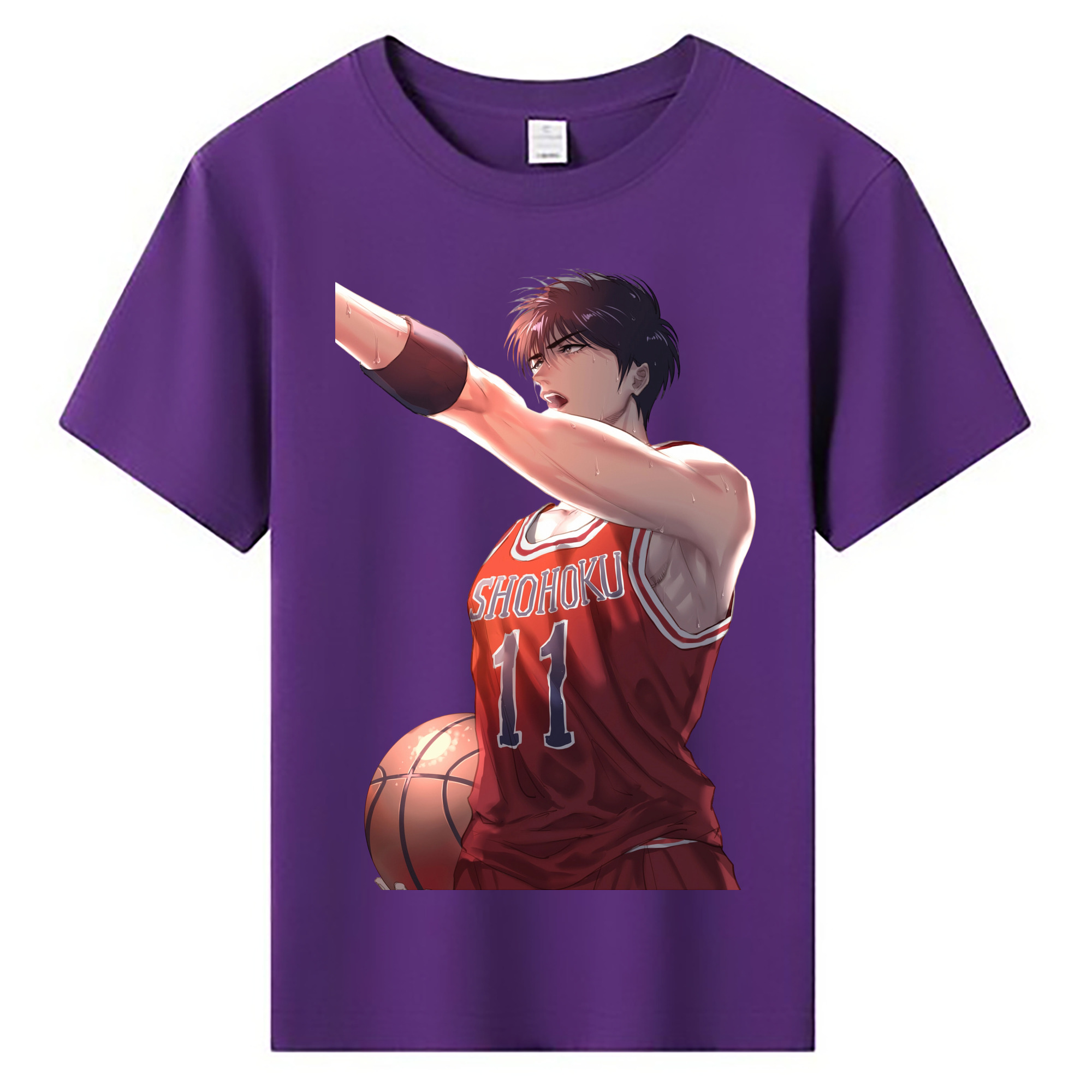 （画像用） SLAM DUNK／スラムダンク 綿100％キッズTシャツ（フロントプリント）