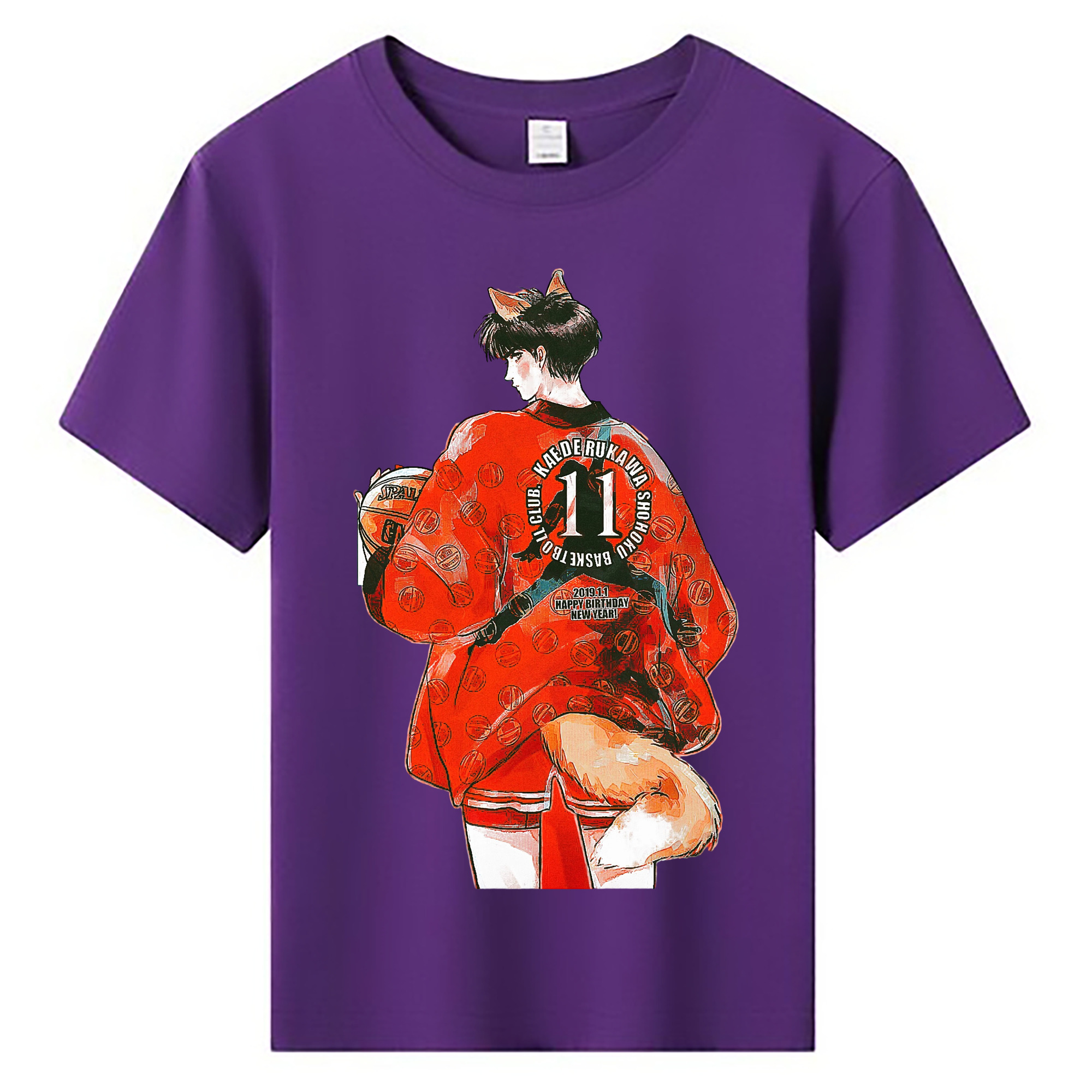 （画像用） SLAM DUNK／スラムダンク 綿100％キッズTシャツ（フロントプリント）
