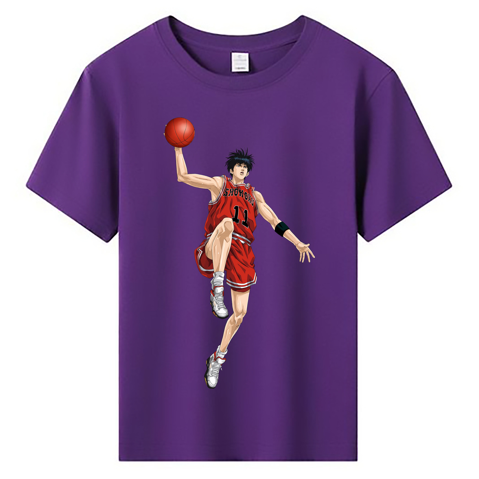 （画像用） SLAM DUNK／スラムダンク 綿100％キッズTシャツ（フロントプリント）