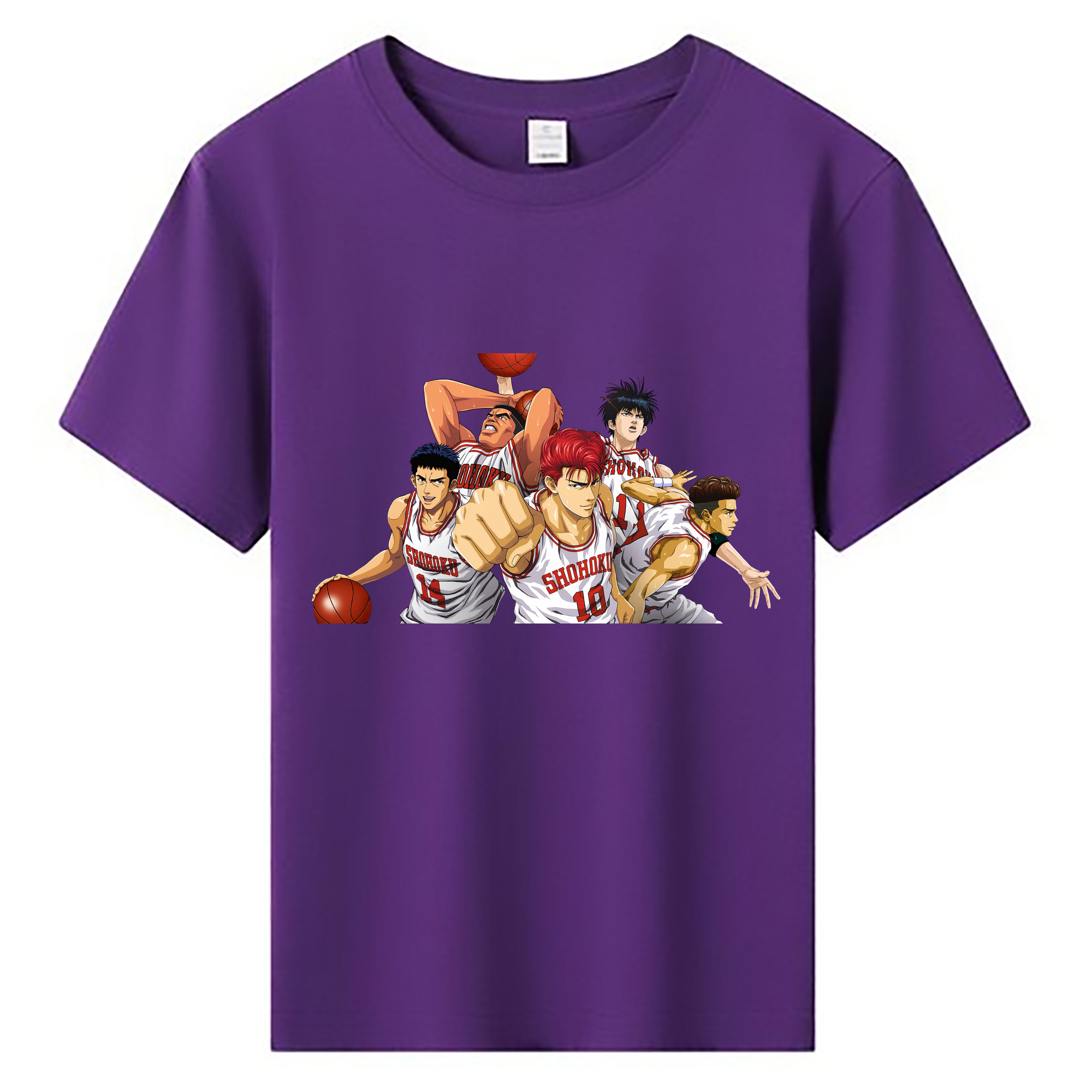（画像用） SLAM DUNK／スラムダンク 綿100％キッズTシャツ（フロントプリント）