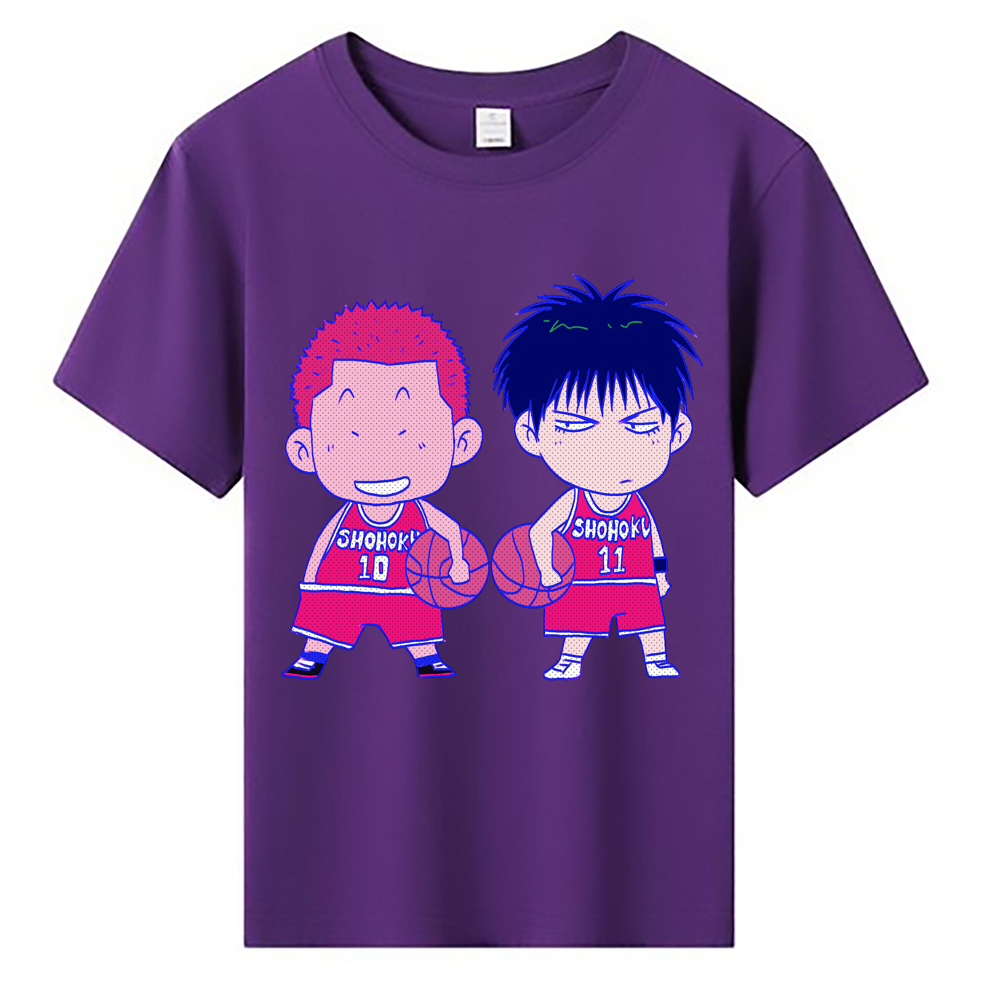 （画像用） SLAM DUNK／スラムダンク 綿100％キッズTシャツ（フロントプリント）